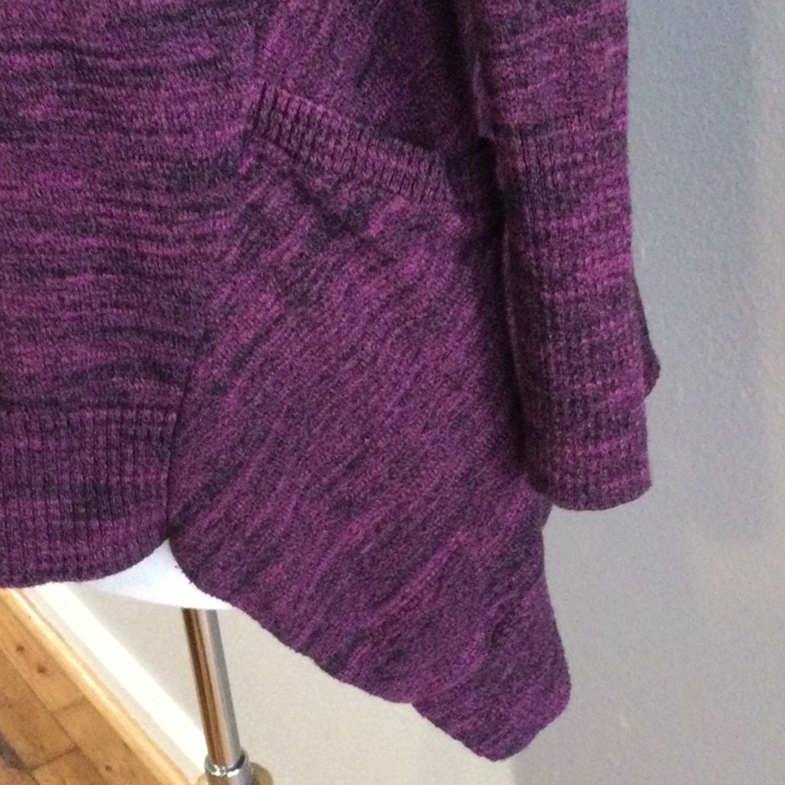 Other LOGO Lori Goldstein Purple Long Sleeve Pockets Sweater M Size M / US 6-8 / IT 42-44 - 4 Thumbnail