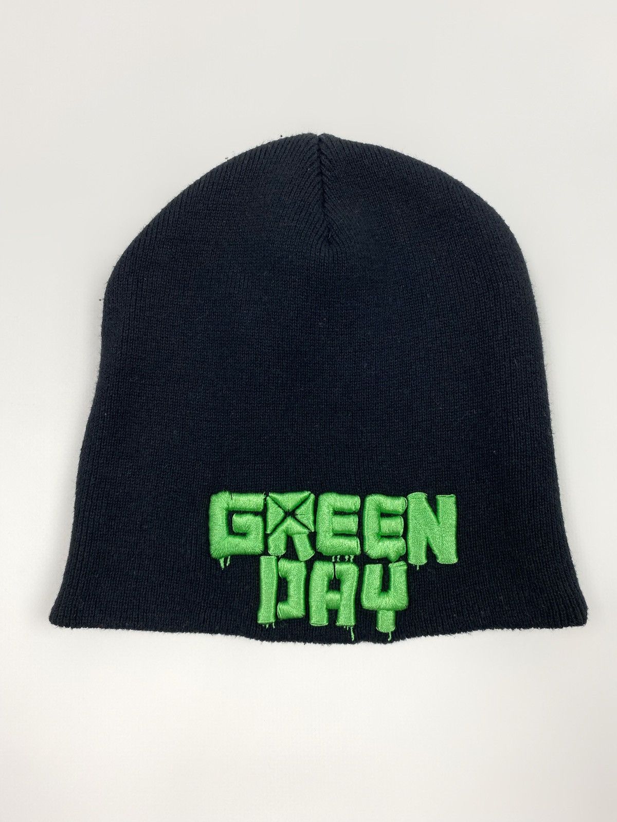 Band Tees Green Day Band Logo Cotton Skull Beanie Hat Size ONE SIZE - 4 Thumbnail