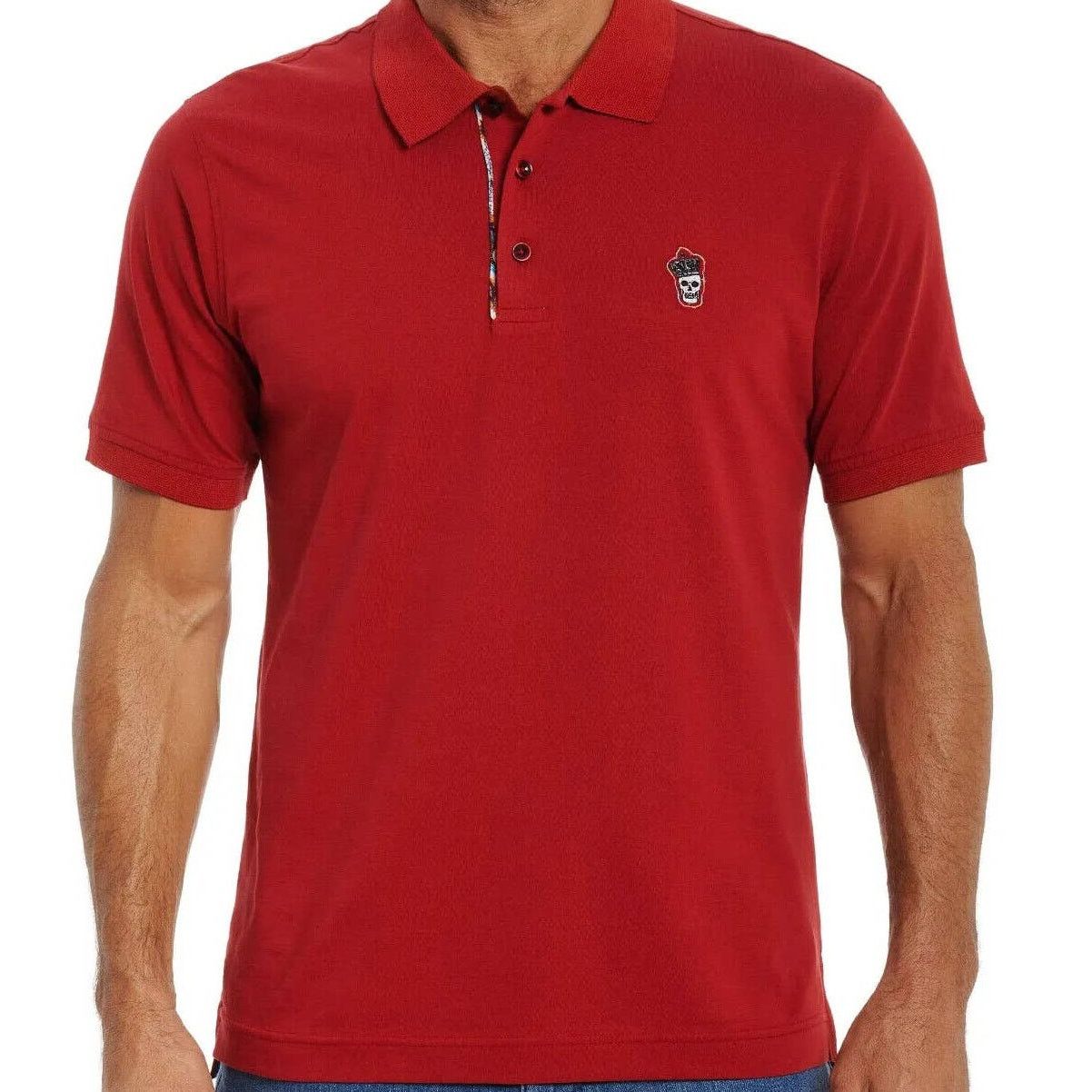 Robert Graham ROBERT GRAHAM Lucifer Polo XL Classic Fit Skull Embroidery Size US XL / EU 56 / 4 - 1 Thumbnail