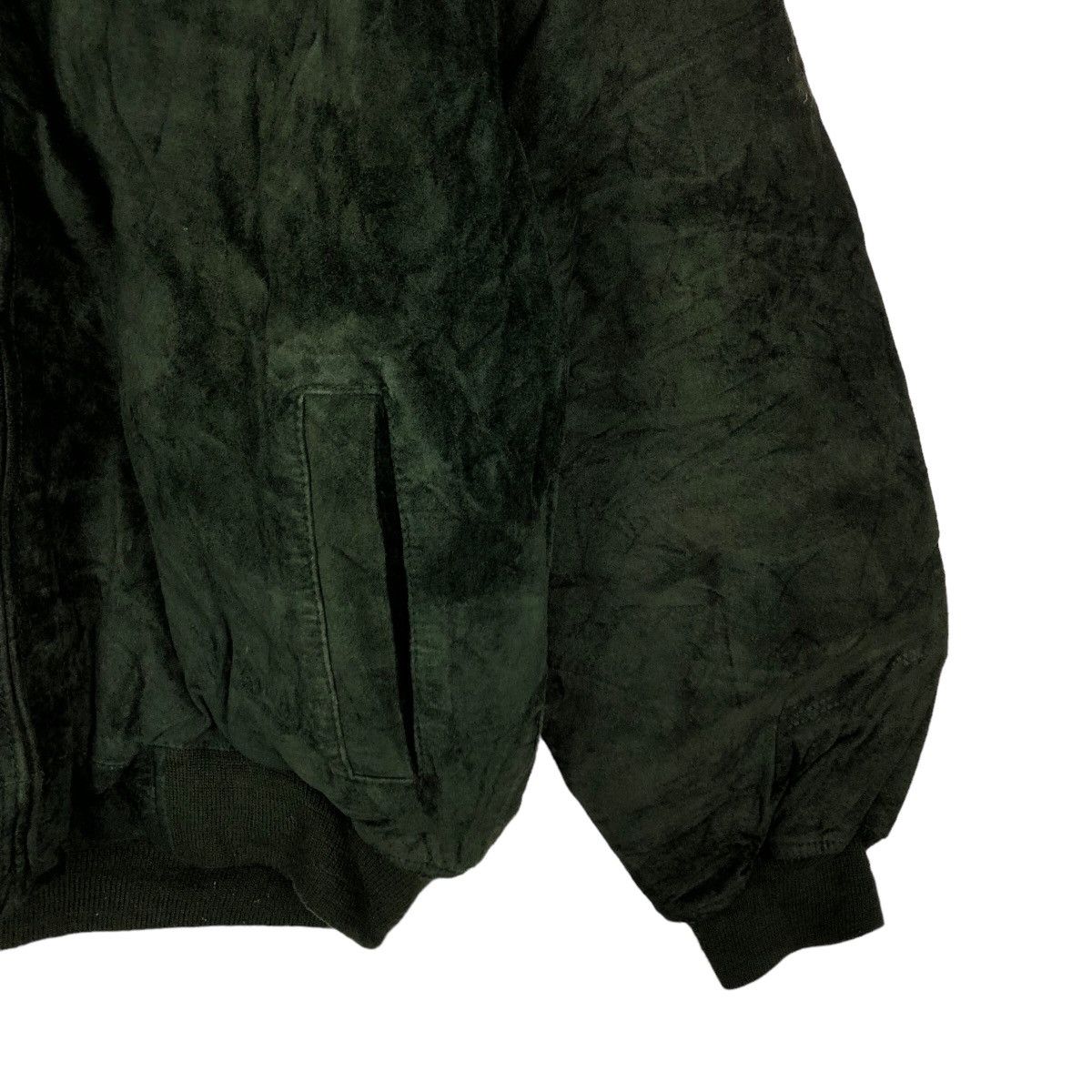 Genuine Leather VINTAGE GENUINE BOMBER JACKET GEMBONY MINK FUR LINING Size US M / EU 48-50 / 2 - 4 Thumbnail