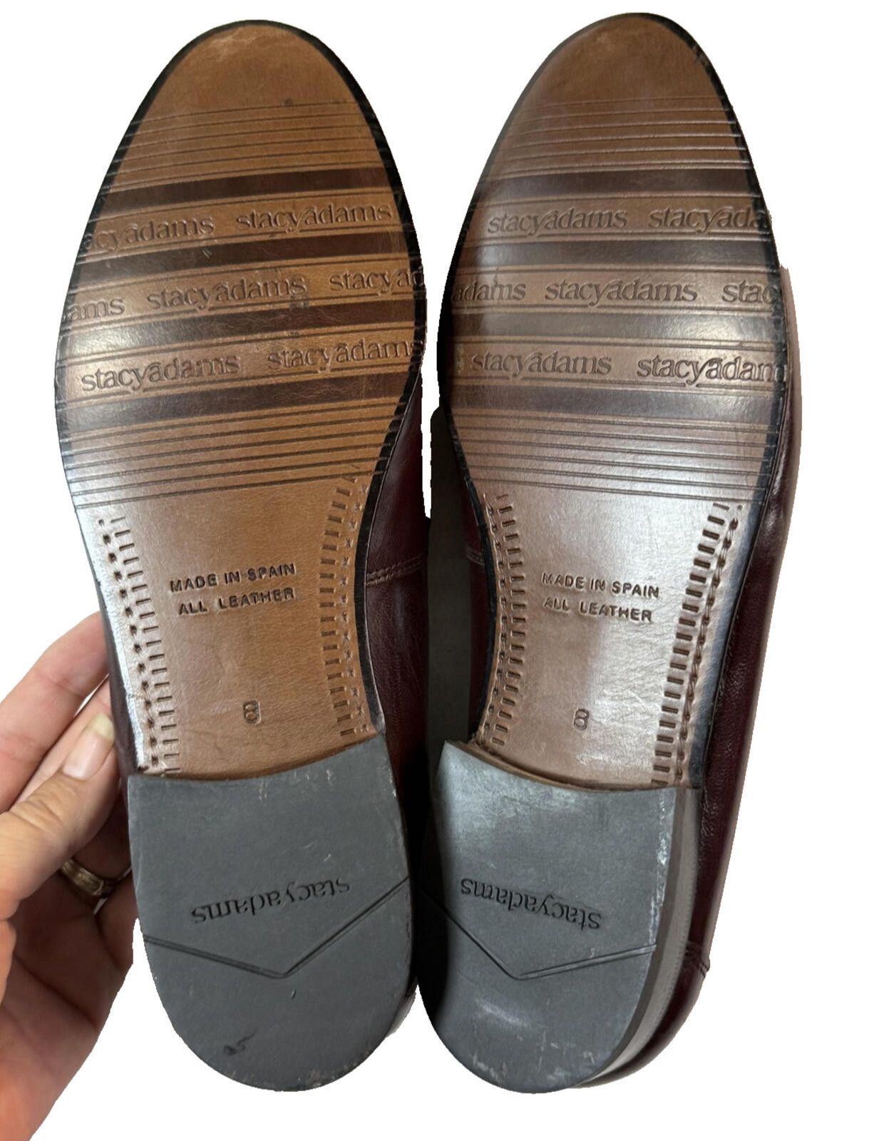 Stacy Adams Vintage Stacy Adams Oxford Dress Shoes Mens 8 Oxblood Size US 8 / EU 41 - 3 Thumbnail