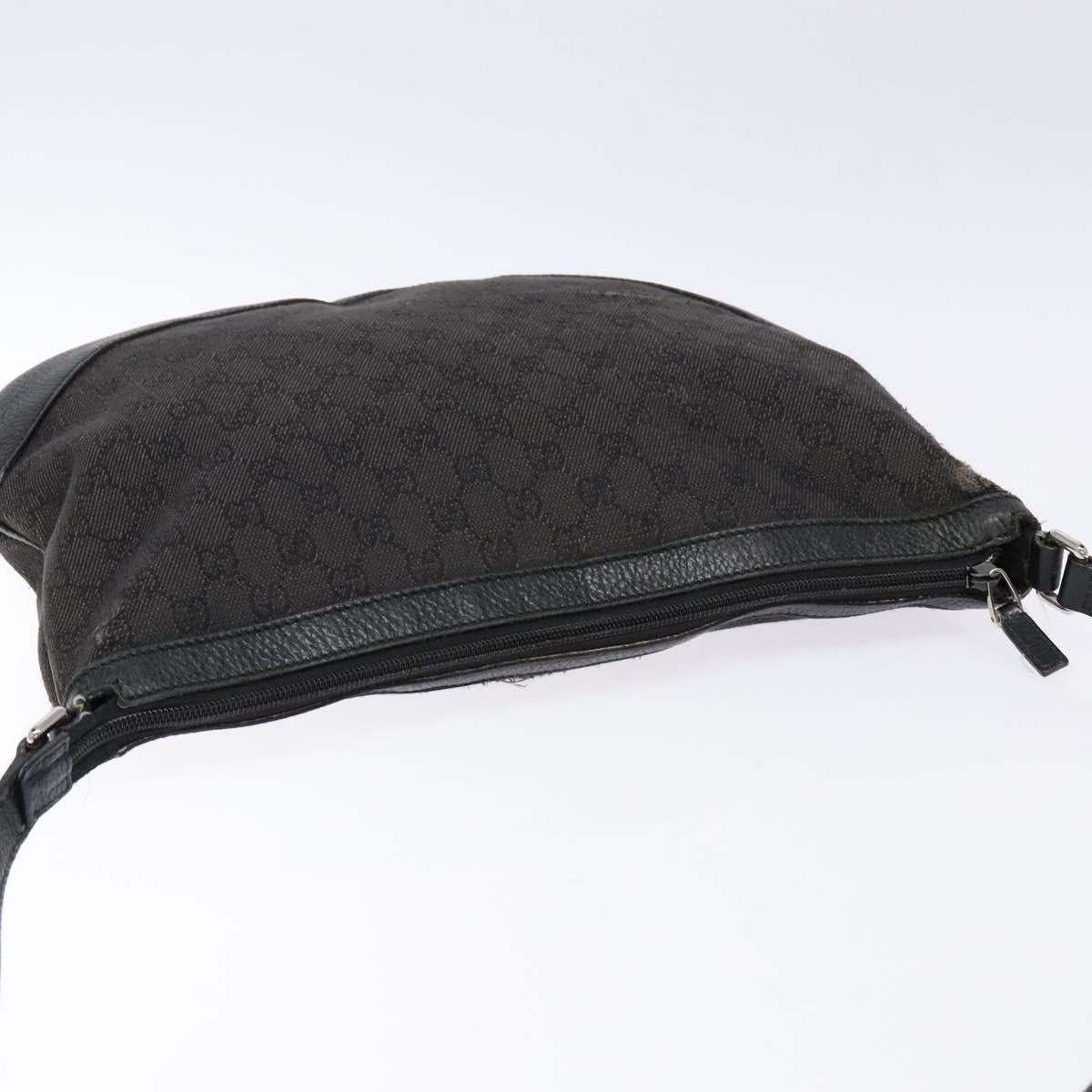 Gucci GUCCI GG Canvas Shoulder Bag Black Silver Size ONE SIZE - 6 Thumbnail