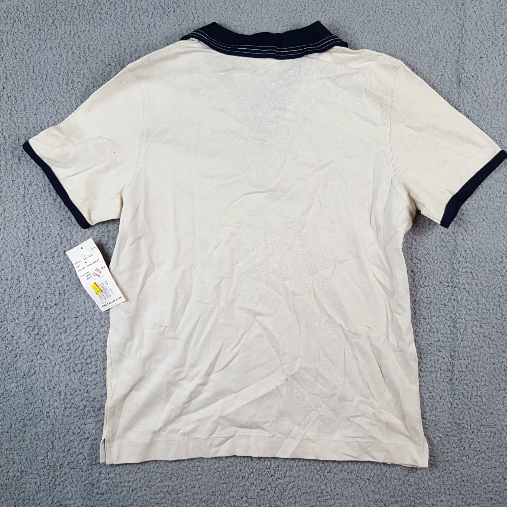 Vintage VINTAGE Tail Golf Polo Shirt Women's Size M White Preppy Button Collar Short Sleeve Y2K Retro Size M / US 6-8 / IT 42-44 - 5 Thumbnail