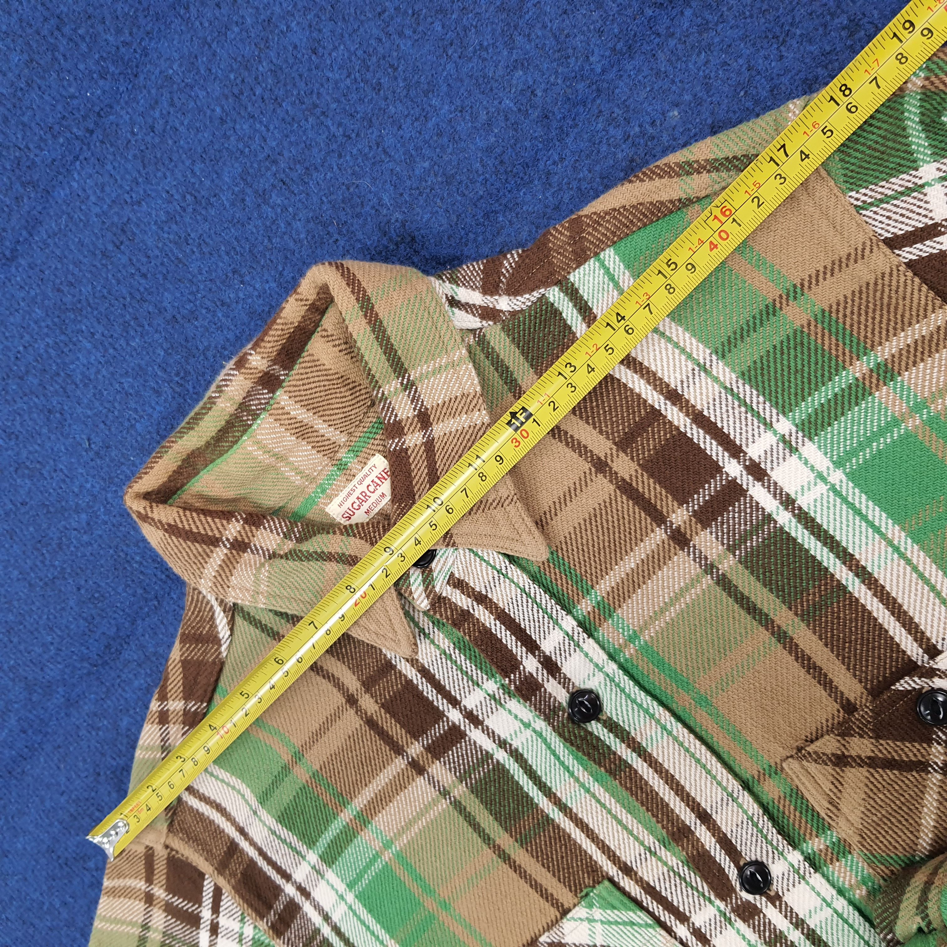Sugar Cane Vintage Sugar Cane Japan Flannel Button Up Shirt C299N15 Size US M / EU 48-50 / 2 - 9 Thumbnail
