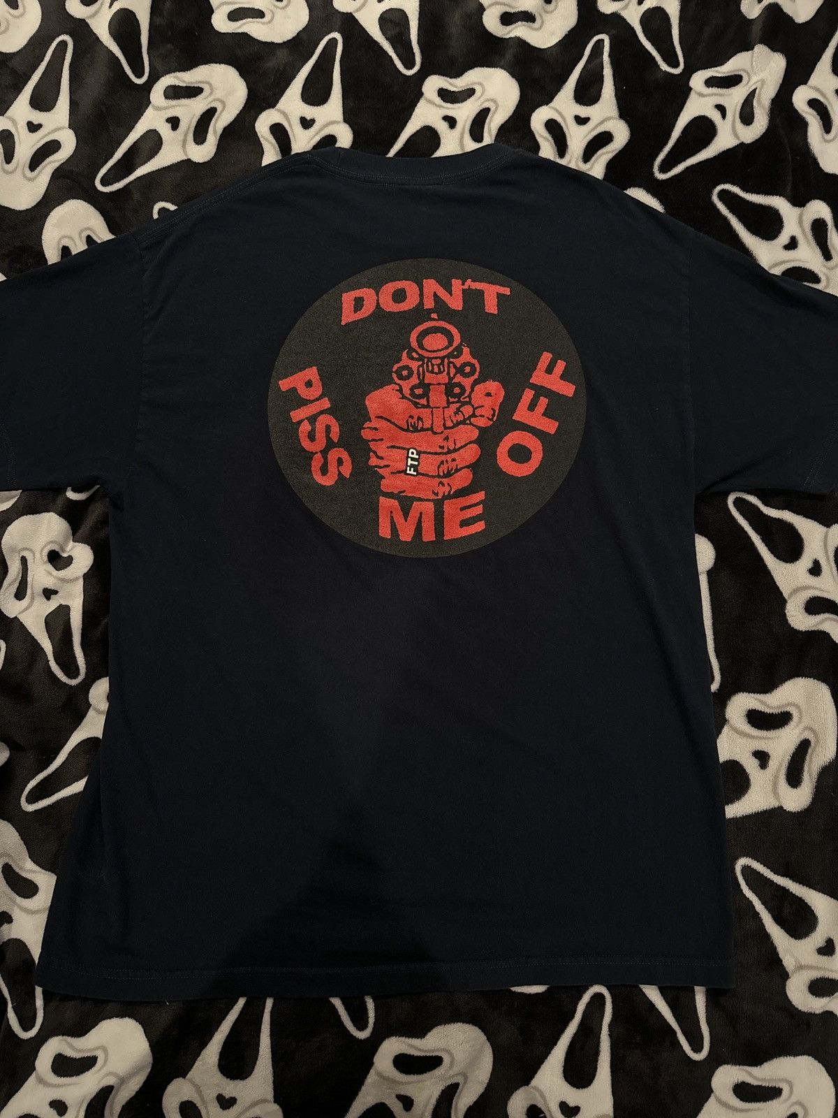 Fuck The Population *RARE* FTP Dont Piss Me Off Tee Size US XL / EU 56 / 4 - 1 Thumbnail