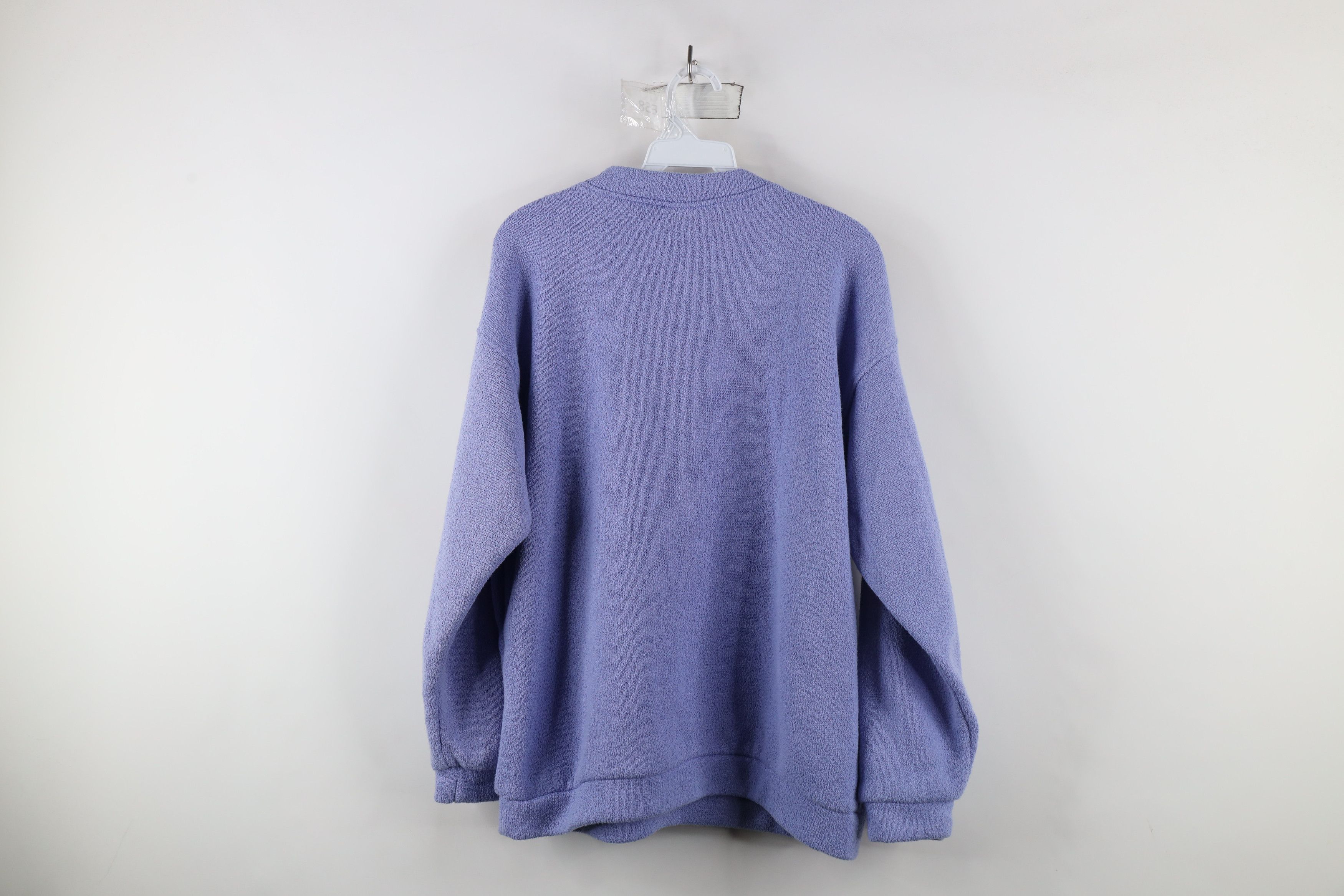 Vintage Vintage 90s Streetwear Flip Flops Terry Cloth Sweatshirt USA Size L / US 10 / IT 46 - 8 Thumbnail