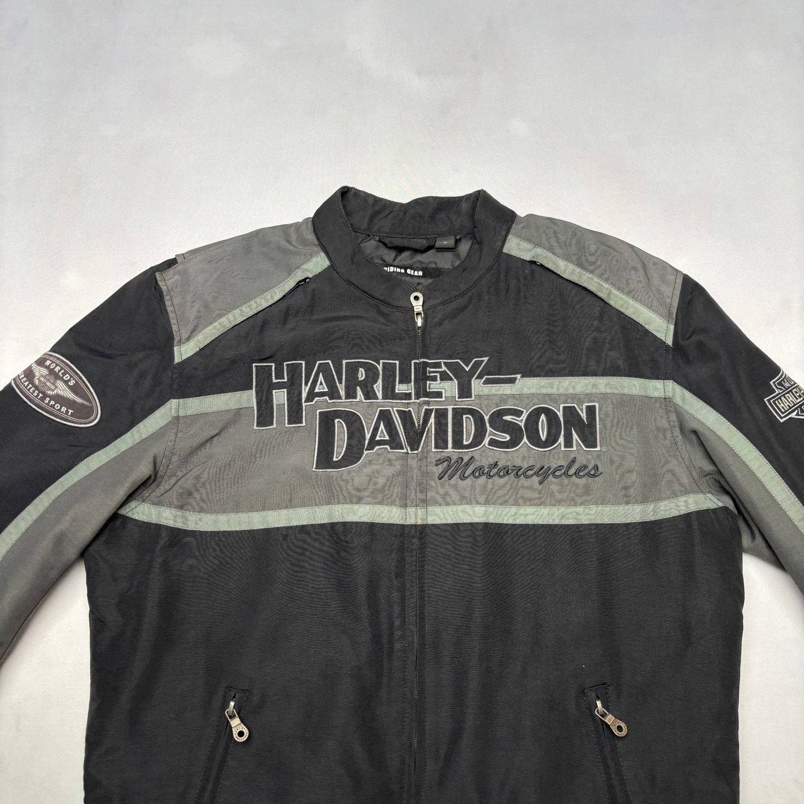 Harley Davidson Harley Davidson Motorcycles Classic Cruiser Nylon Jacket Med Size US M / EU 48-50 / 2 - 2 Thumbnail