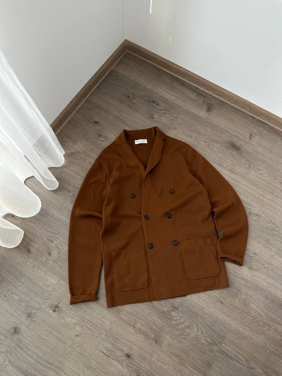 Japanese Brand × Vintage Vintage Filippo De Laurentiis Brown Cardigan Sweater Button Size US L / EU 52-54 / 3 - 4 Thumbnail