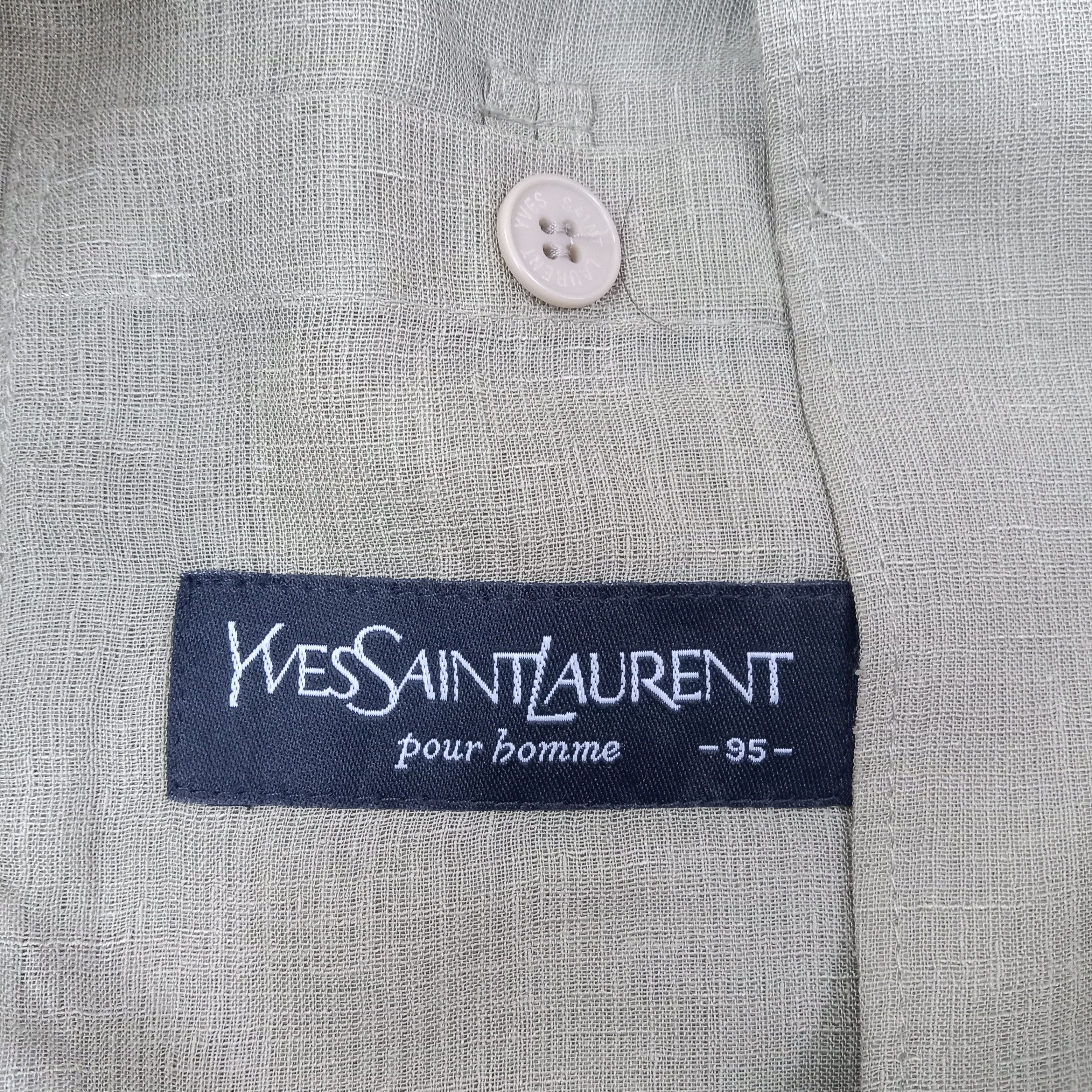 Yves Saint Laurent Yves Saint Laurent Translucent Thin Jacket C260N19 Size US L / EU 52-54 / 3 - 3 Thumbnail