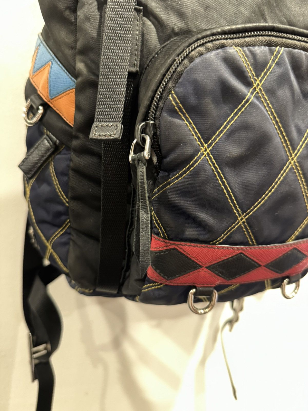 Prada PRADATessuto Nylon Impunturato DoubleBuckle Backpack Baltico Size ONE SIZE - 7 Thumbnail