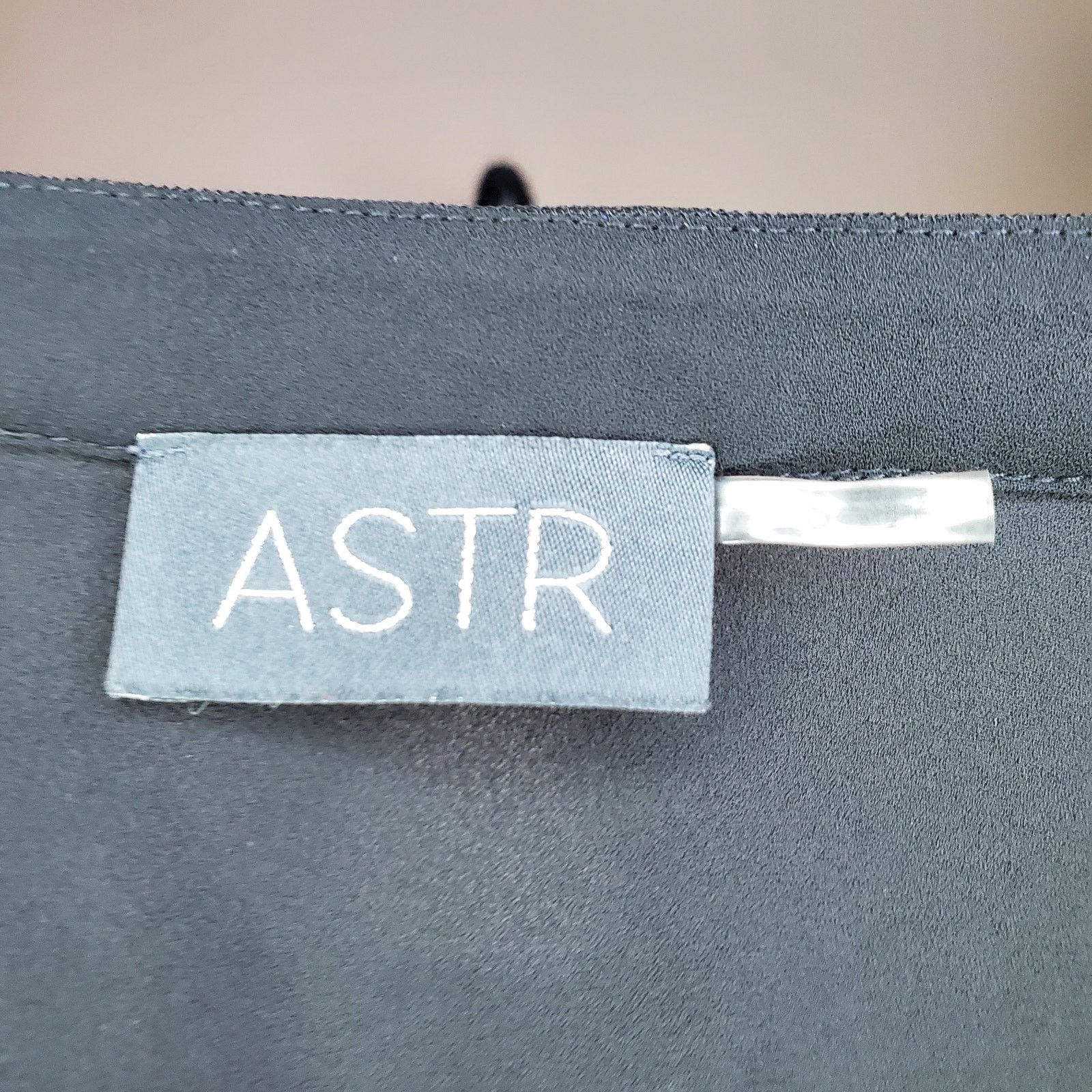ASTR The Label ASTR Black Beaded Button Down Top Small Size S / US 4 / IT 40 - 6 Thumbnail