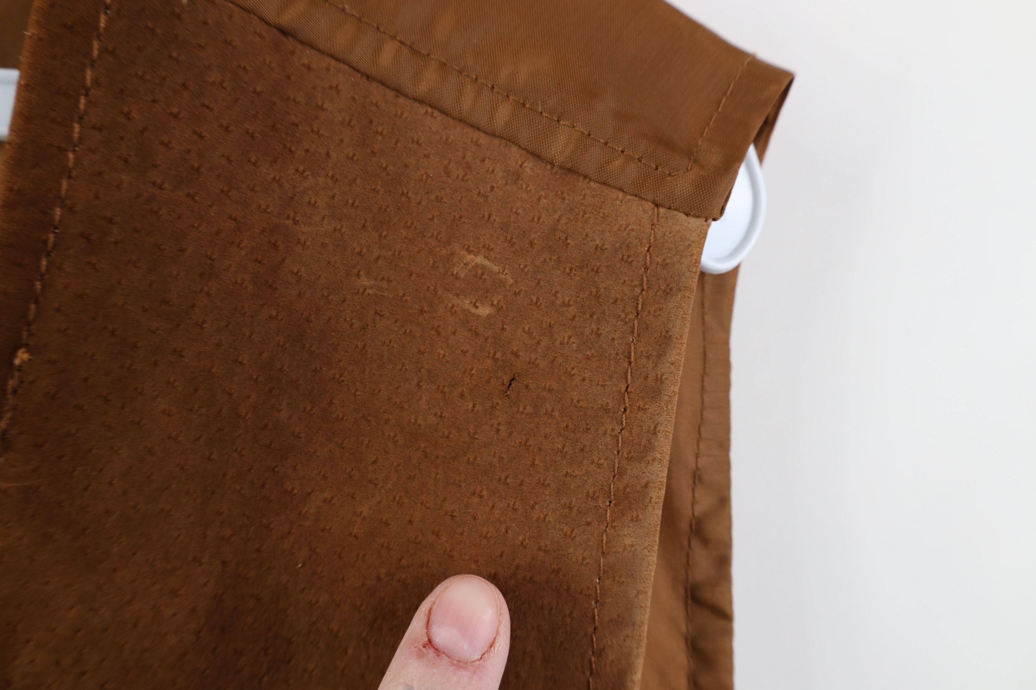Vintage Vintage 90s Streetwear Leather Buckle Back Vest Jacket Brown Size US XL / EU 56 / 4 - 4 Thumbnail