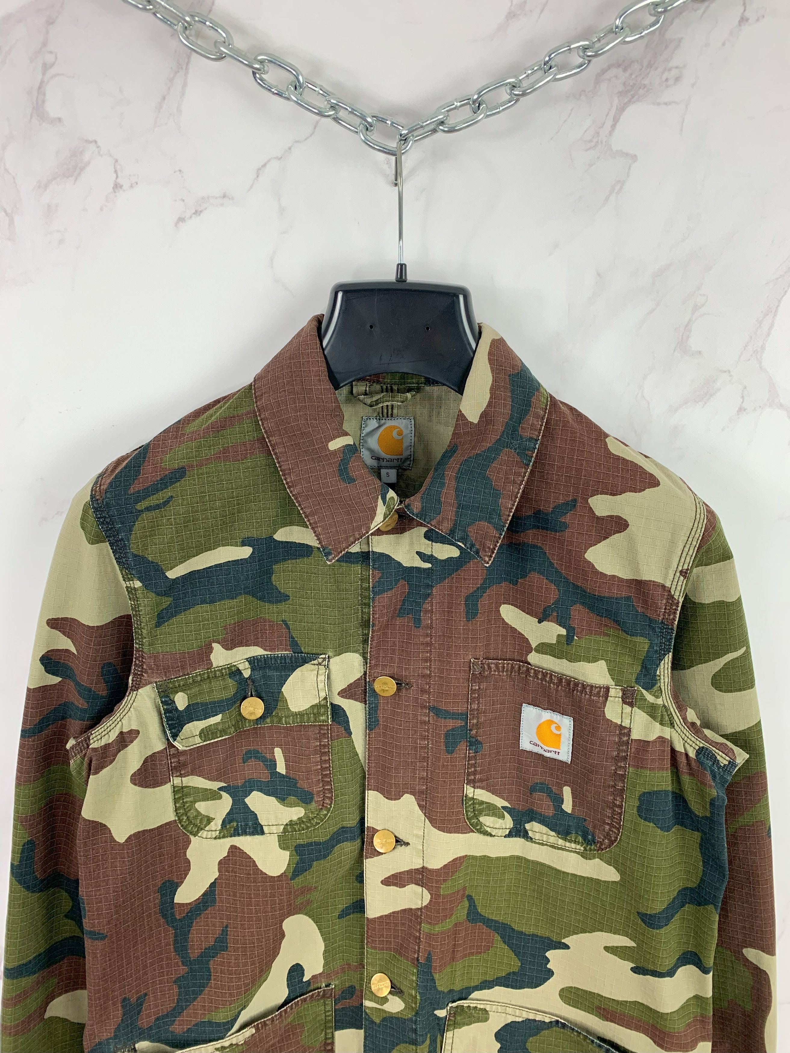 Carhartt Carhartt Digger Coat Camo Pattern Size S Size US S / EU 44-46 / 1 - 2 Thumbnail