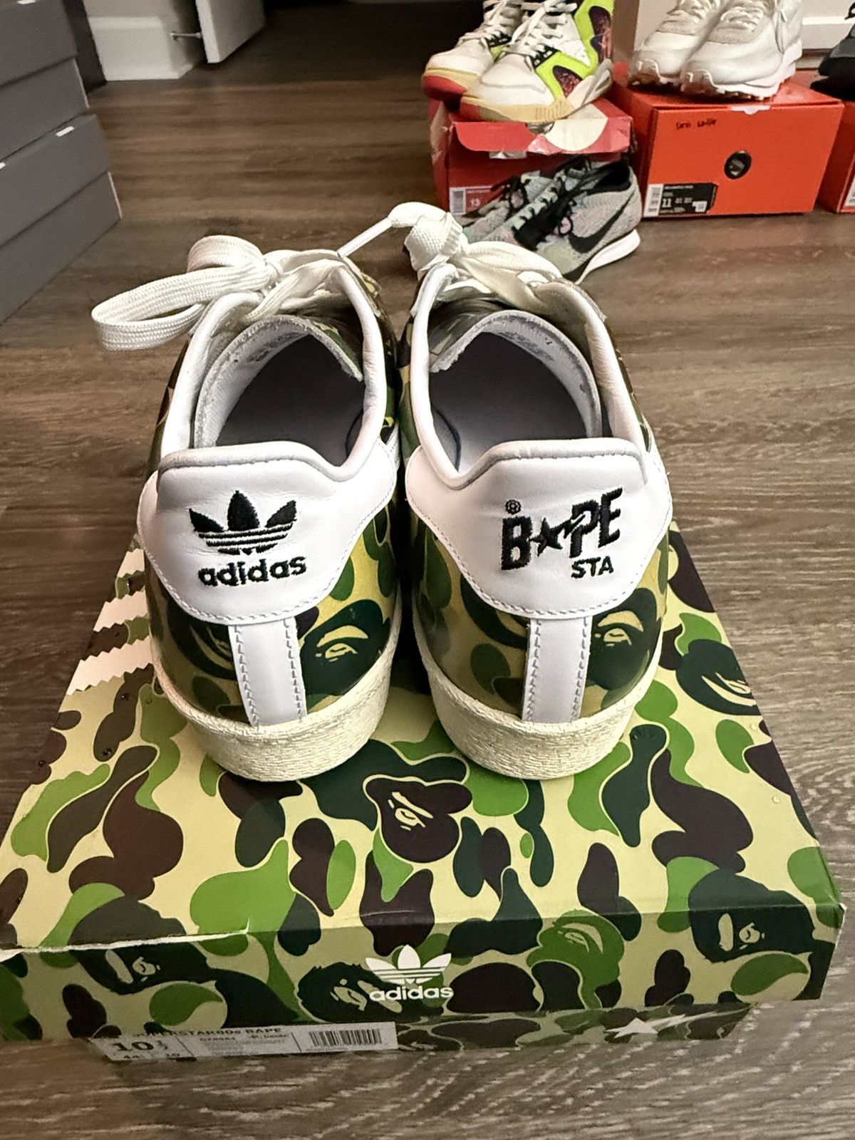 Adidas Adidas X bape superstar Size US 10.5 / EU 43-44 - 10 Thumbnail
