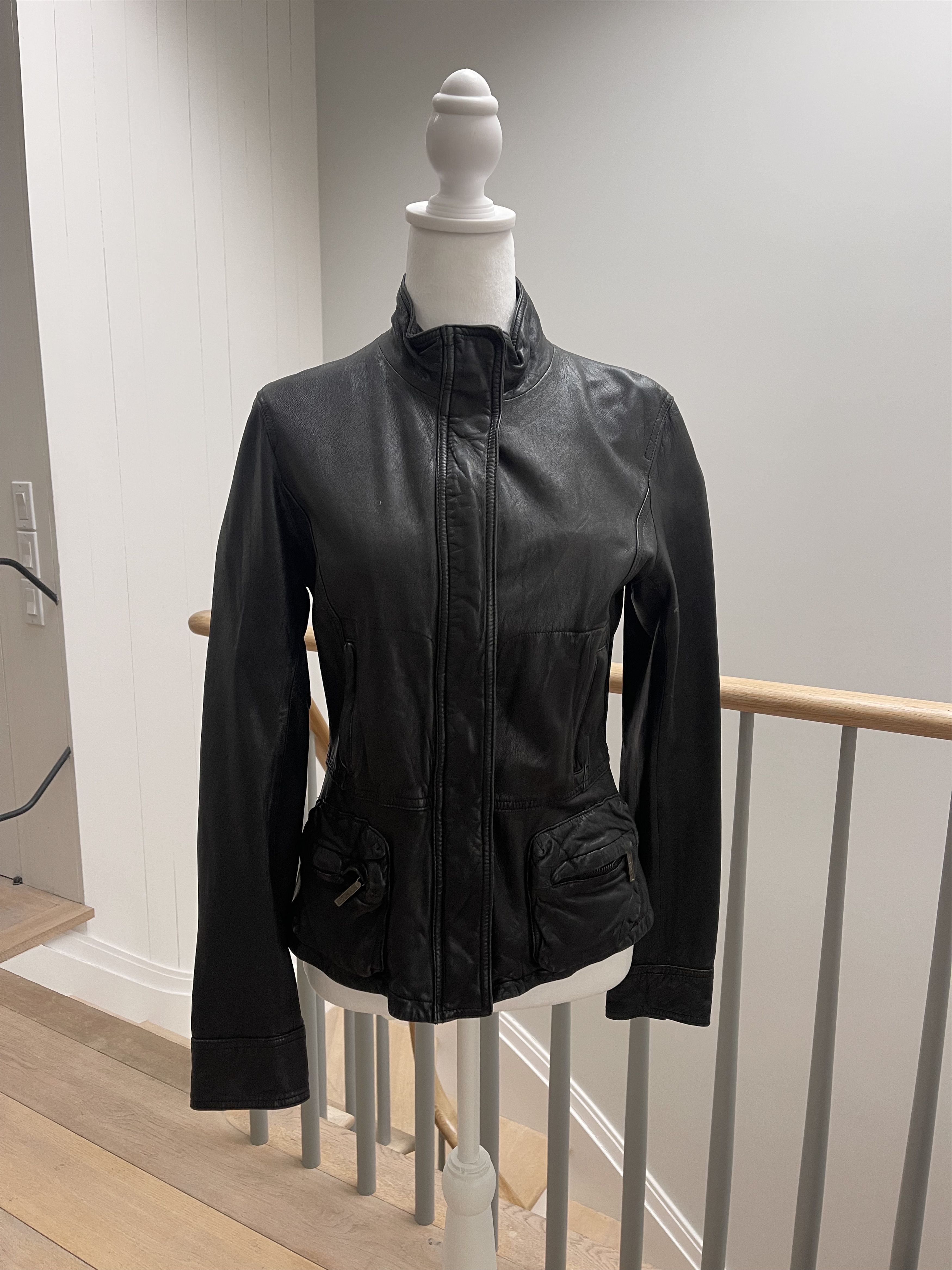 Vince Vince vintage moto lambskin jacket Size S / US 4 / IT 40 - 1 Thumbnail