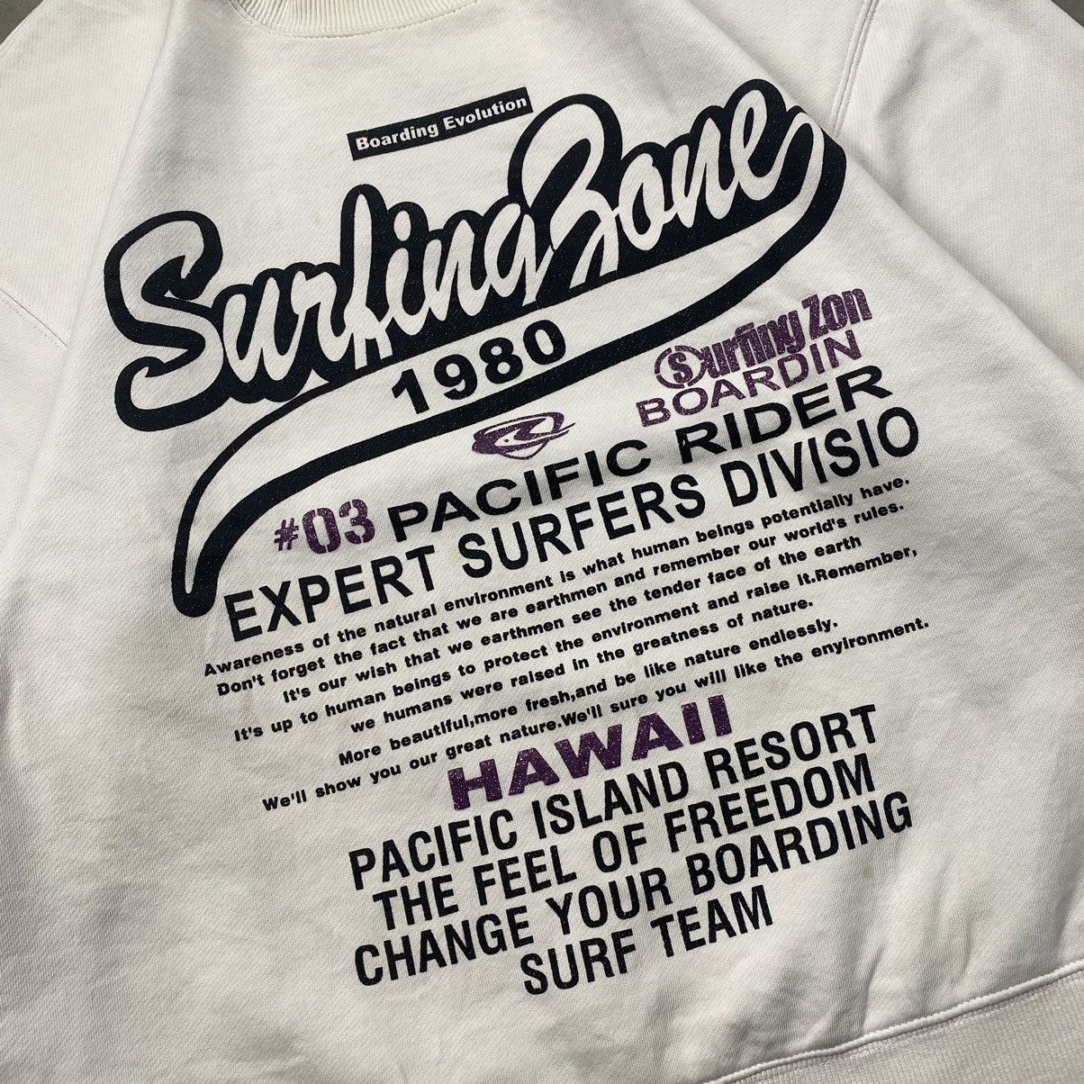 Affliction × Japanese Brand y2k Sorridere Japan Surf Poem Wording Crewneck Size US M / EU 48-50 / 2 - 2 Thumbnail