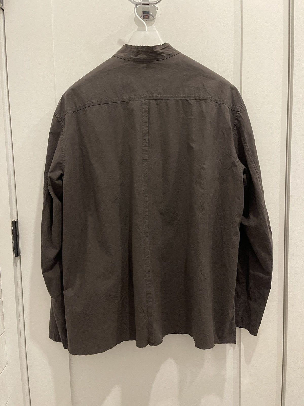Issey Miyake Last Drop Vintage Raw Edge Stand Collar Overshirt Size US L / EU 52-54 / 3 - 9 Preview