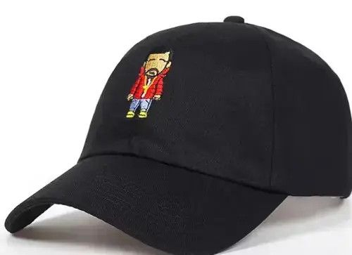 Other Cute Cartoon Black Baseball Cap Size ONE SIZE - 3 Thumbnail