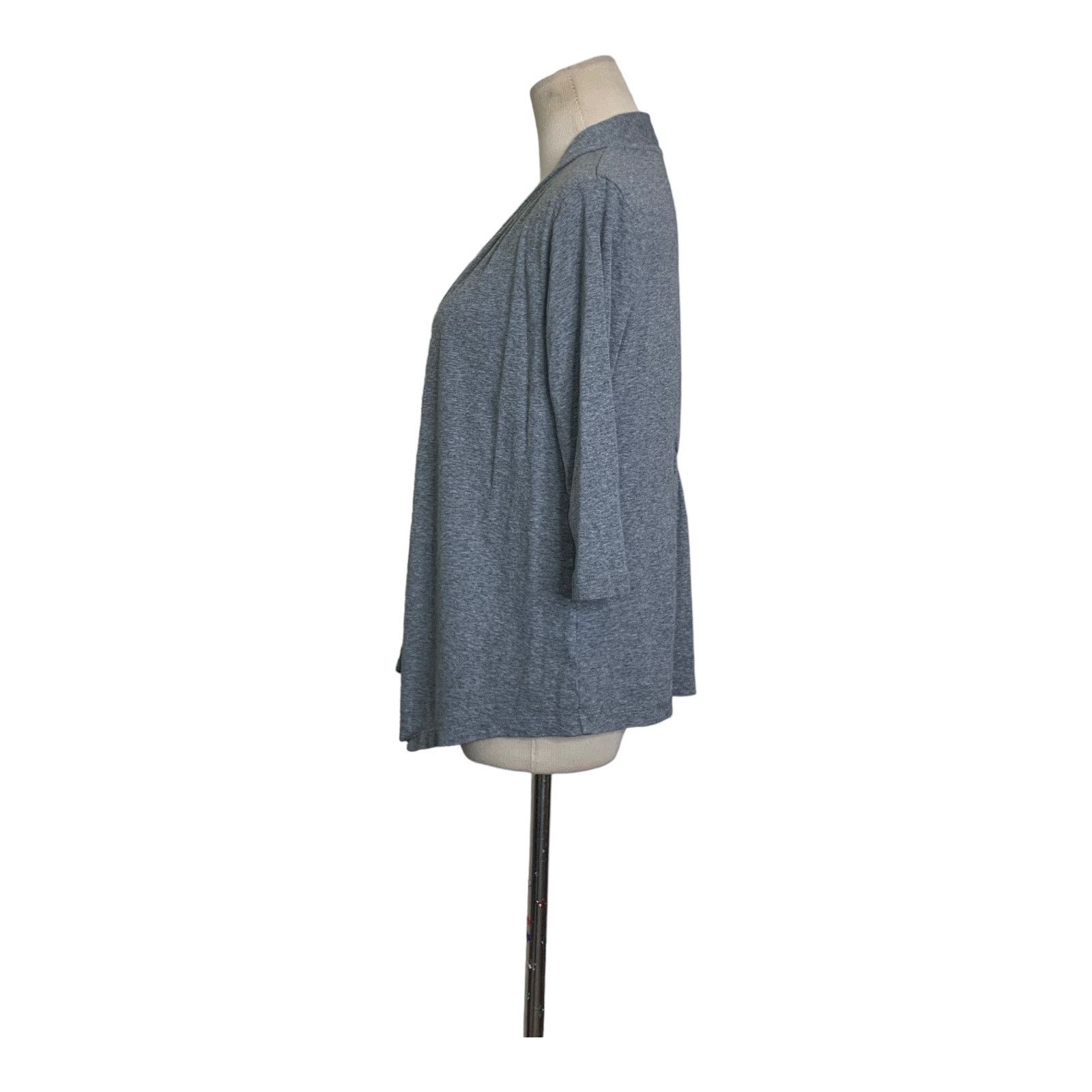 Sonoma Sonoma gray 3/4 sleeves open front cardigan size PS Size S / US 4 / IT 40 - 7 Thumbnail
