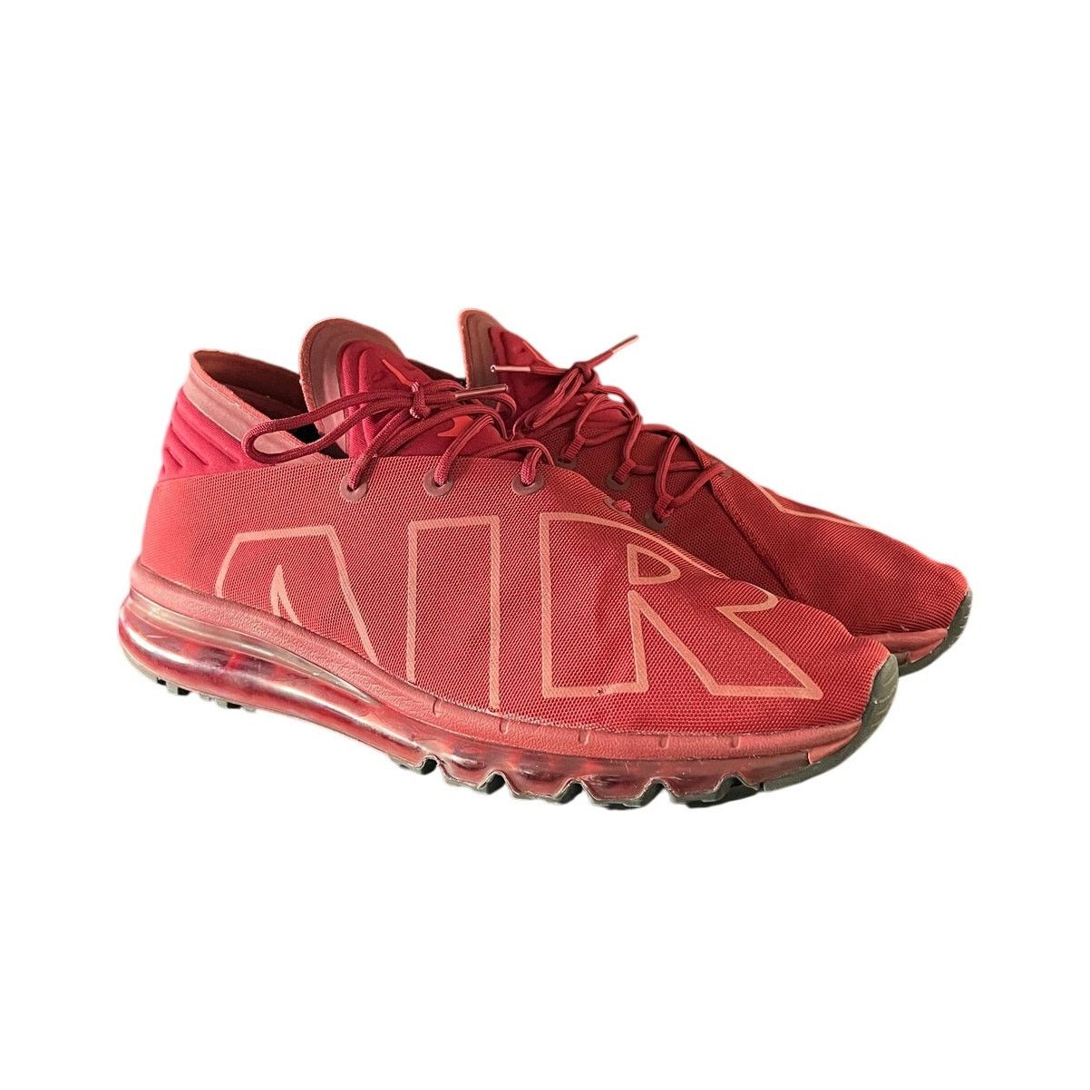 Nike Size 13 Nike Air Max Flair SE Team Red Running Shoes B12 Size US 13 / EU 46 - 3 Thumbnail