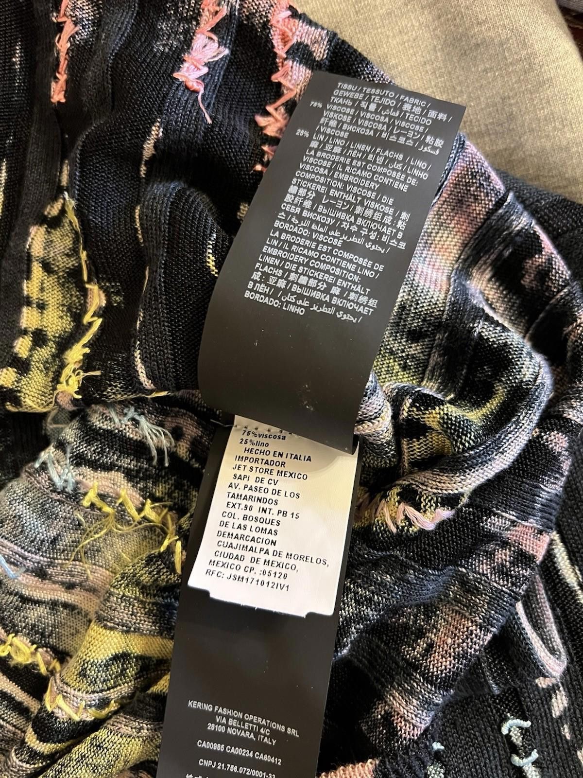 Saint Laurent Paris Saint Laurent Paris Tie Dye Linen Knit Sweater XL Size US XL / EU 56 / 4 - 7 Thumbnail