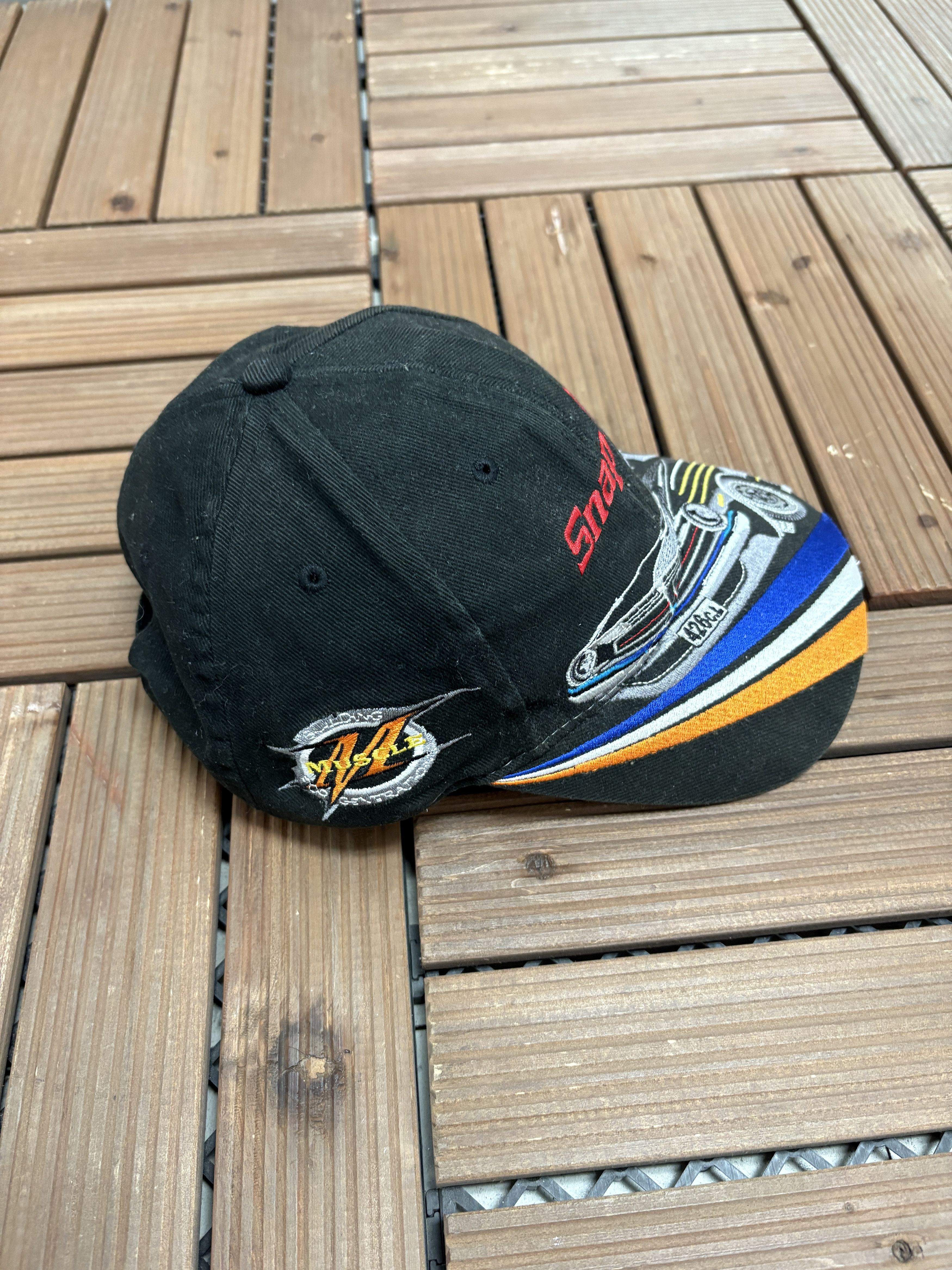 Vintage Snap-On Muscle Vintage All Over AOP Black Hat Cap Size ONE SIZE - 4 Thumbnail
