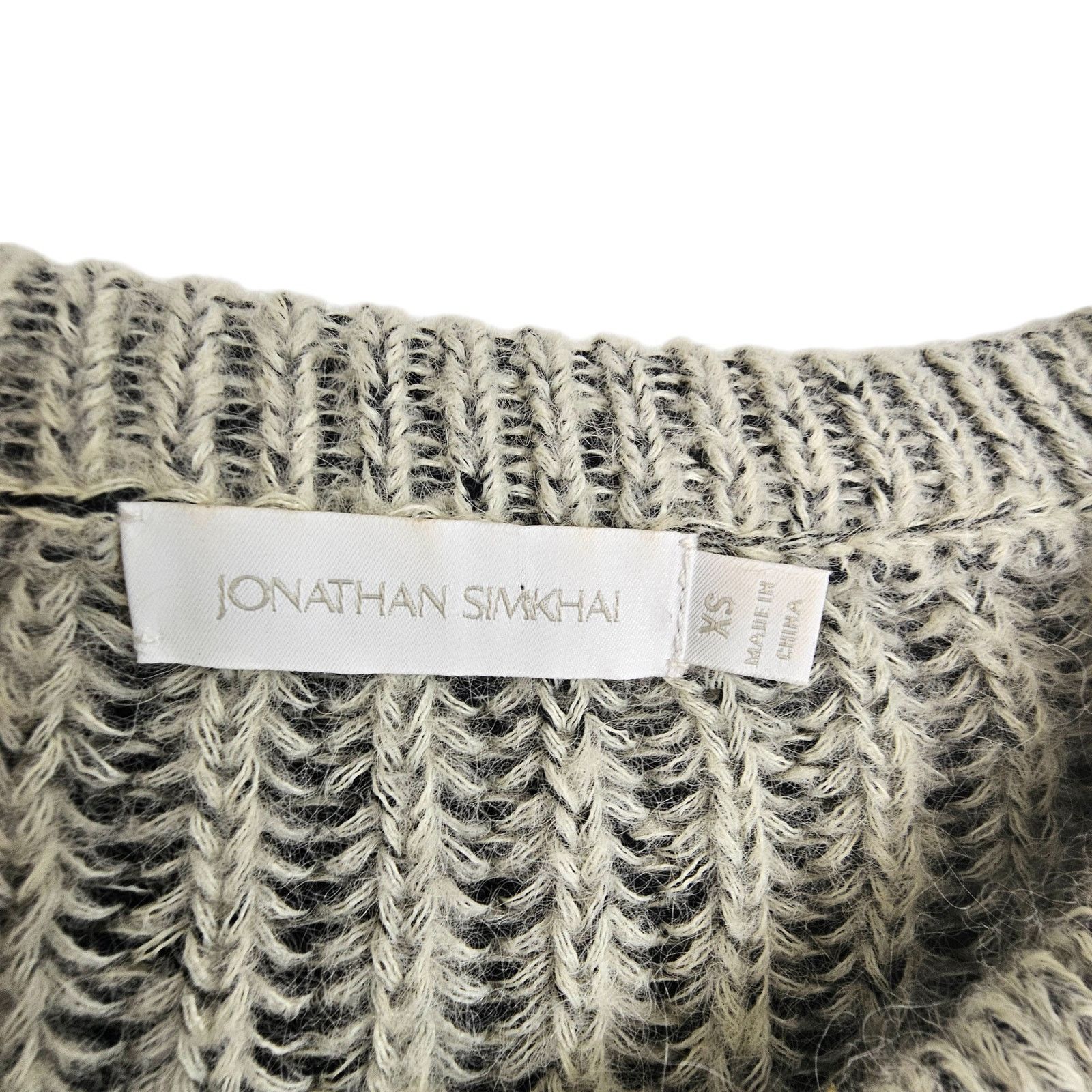 Jonathan Simkhai Jonathan Simkhai Alison Sweater Wool Alpaca Quiet Luxury XS Size XS / US 0-2 / IT 36-38 - 8 Thumbnail