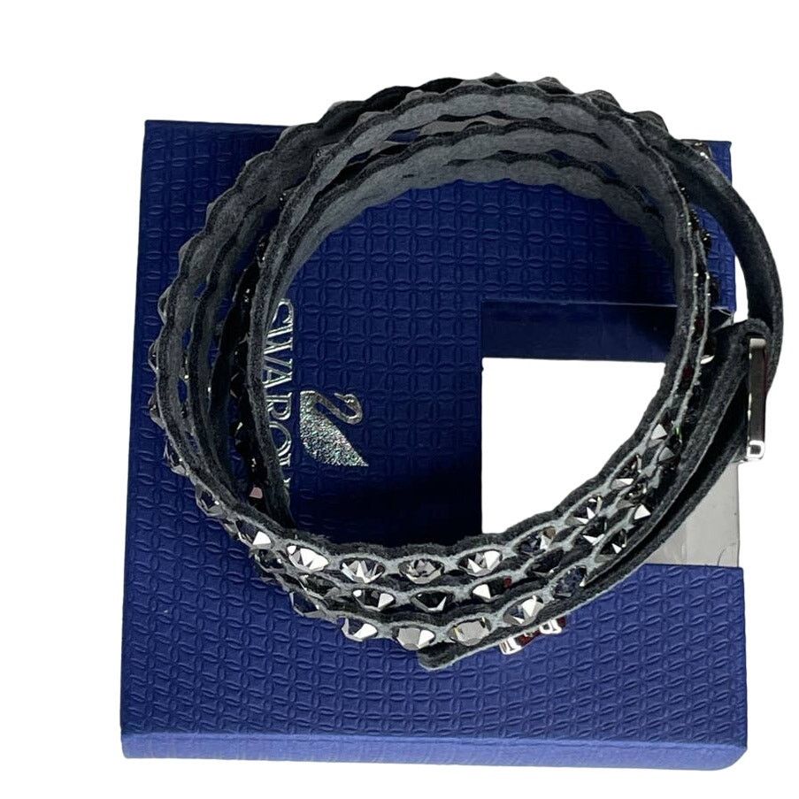 Swarovski Swarovski Power Collection Adjustable Bracelet in Dark Gray Size ONE SIZE - 4 Thumbnail