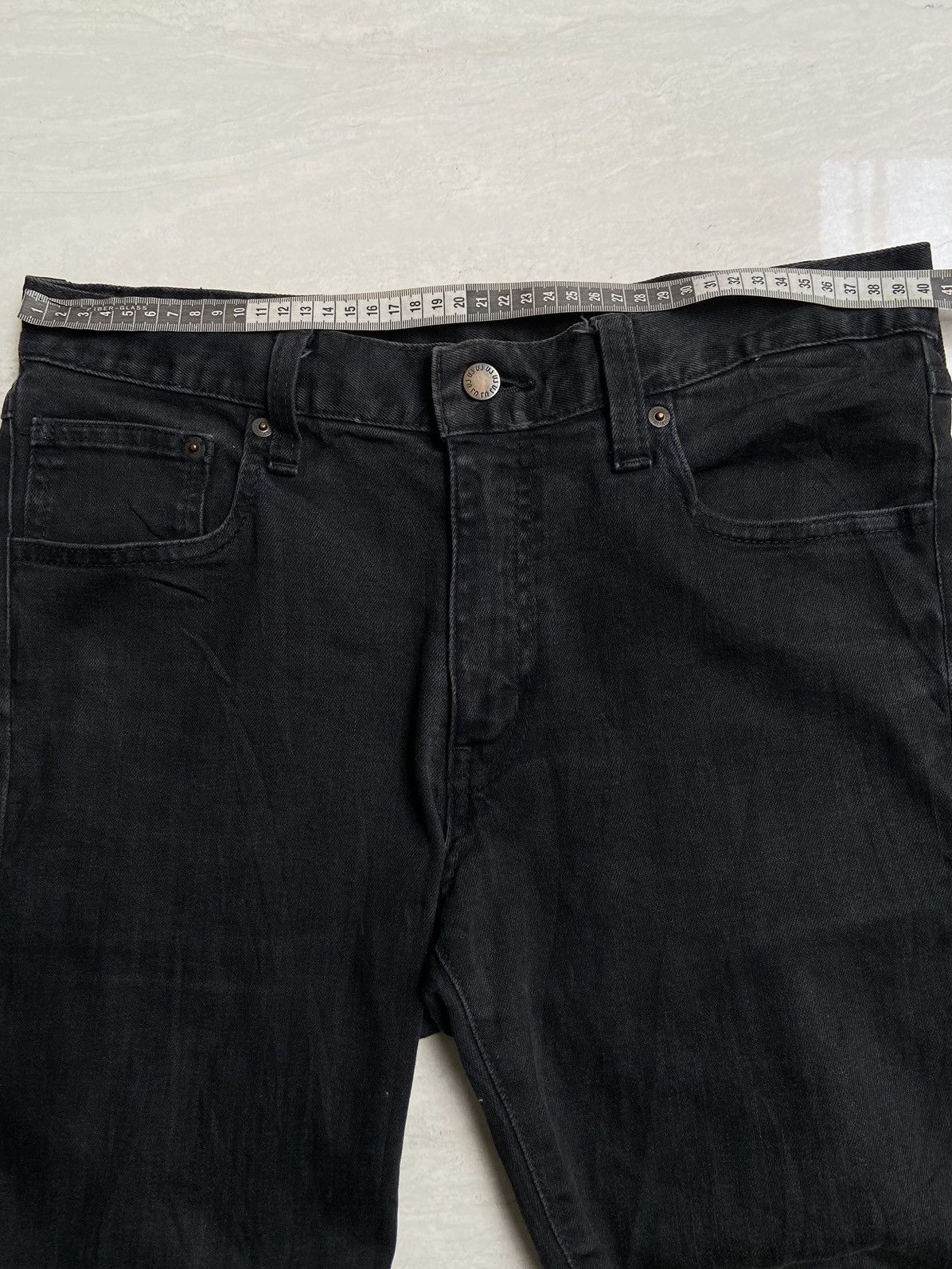 Uniqlo UNIQLO T-000 Black Skinny Denim Jeans Size US 30 / EU 46 - 10 Thumbnail