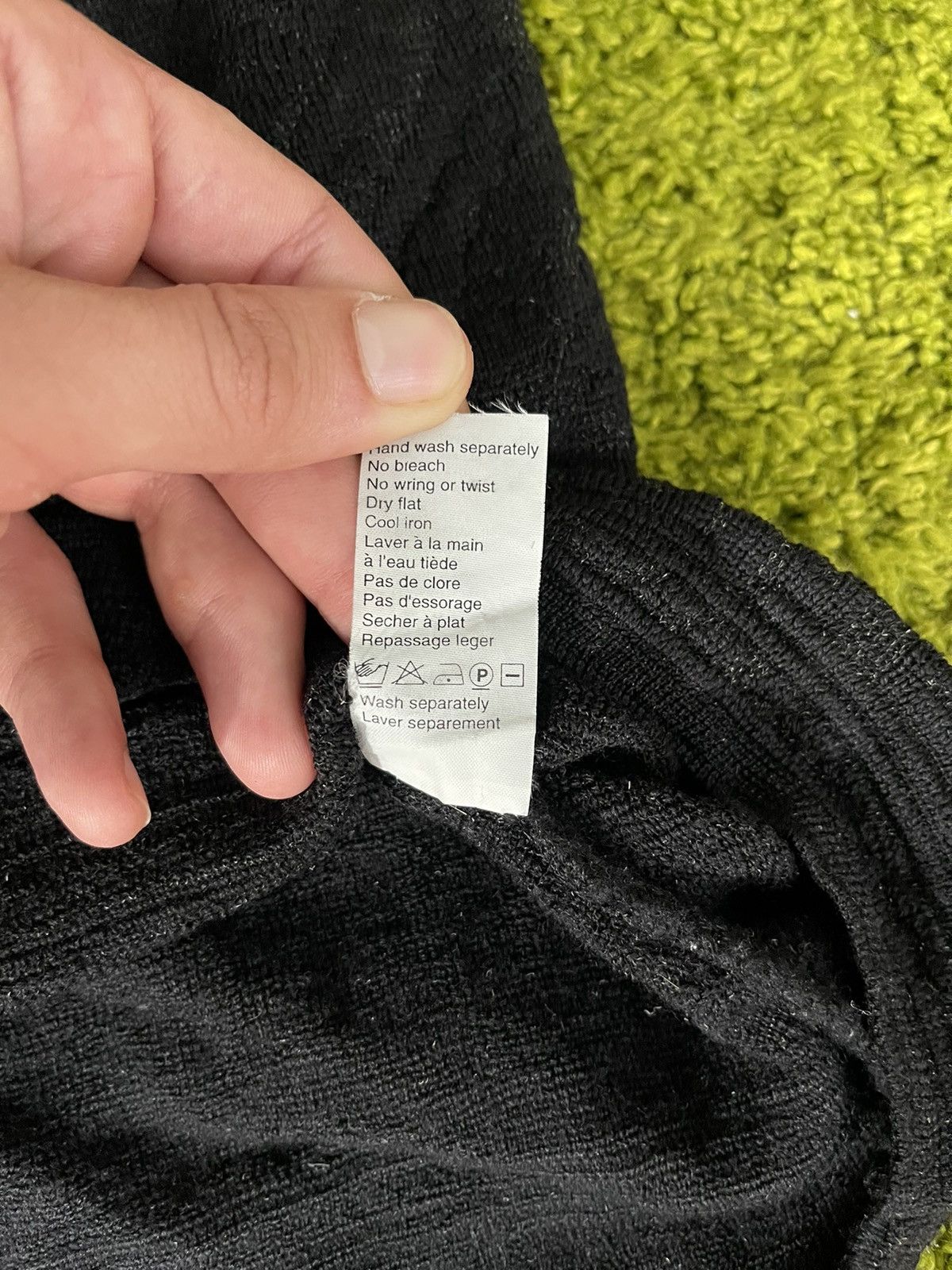 Versace × Vintage Gianni Versace V2 vintage textured wool sweater archive Size US L / EU 52-54 / 3 - 5 Thumbnail