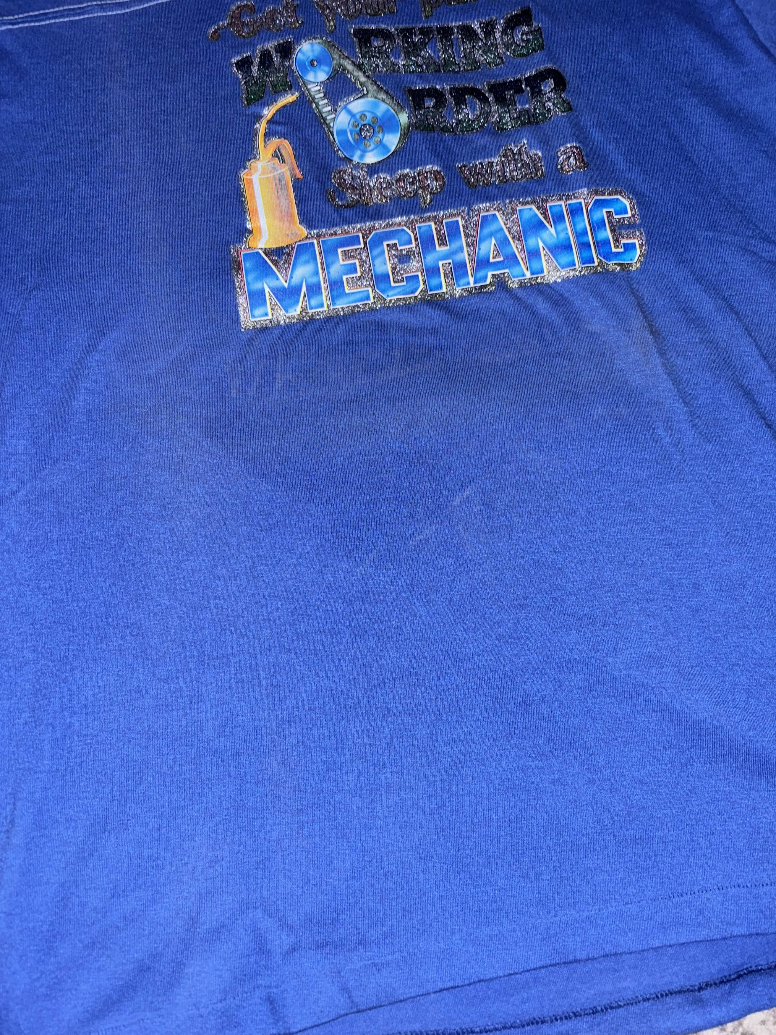 Vintage 80s Get Your Working Parts In Order Jersey Size US L / EU 52-54 / 3 - 6 Thumbnail