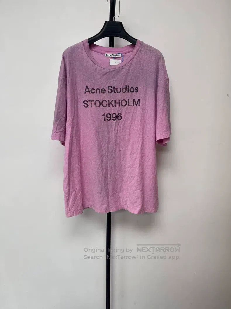 Acne Studios Acne Studios 1996 series vintage logo round neck short-sle Size US M / EU 48-50 / 2 - 1 Thumbnail
