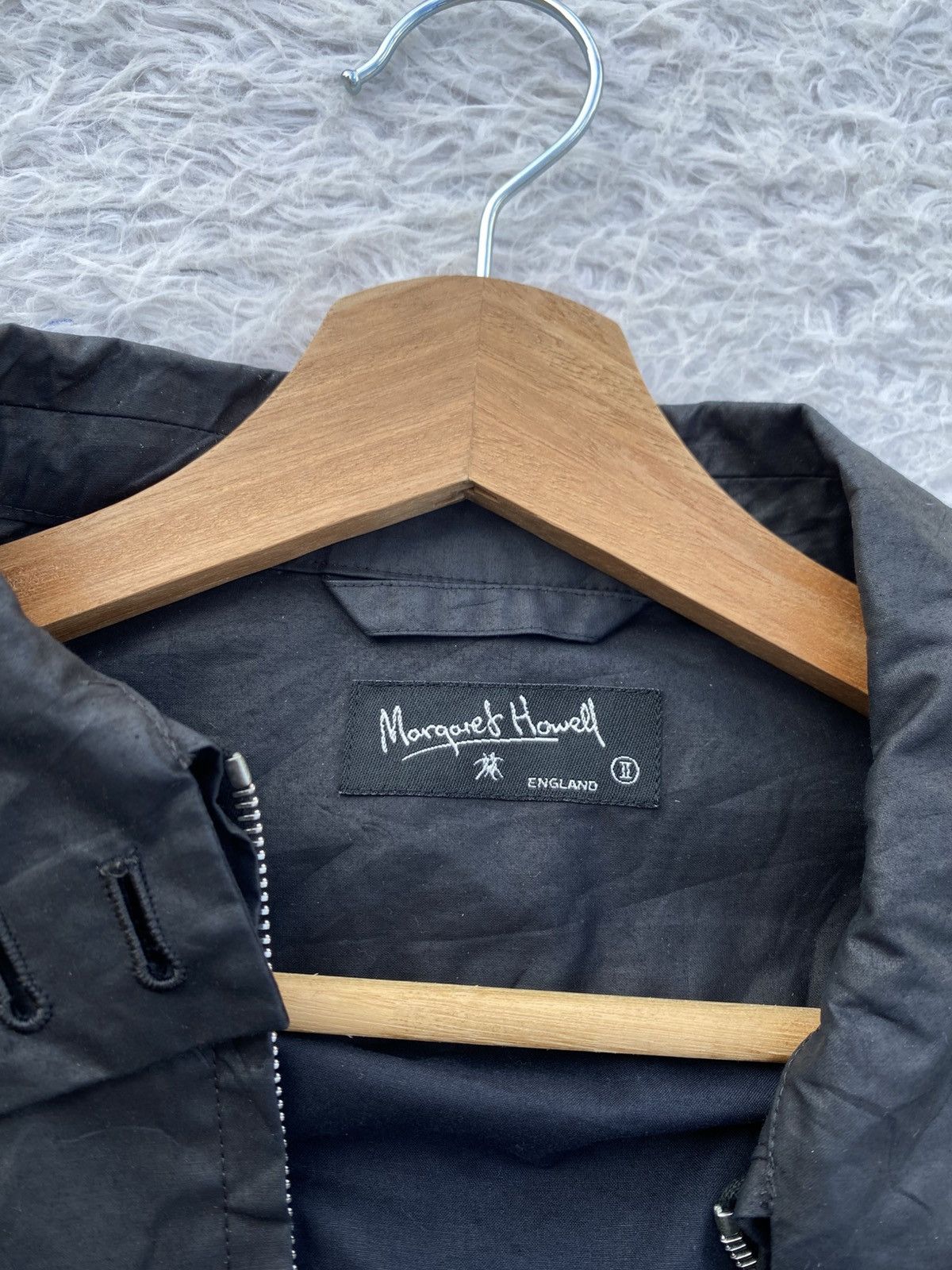 Margaret Howell Rare Vintage Margaret Howell Black Designs Women Jacket Size S / US 4 / IT 40 - 7 Thumbnail