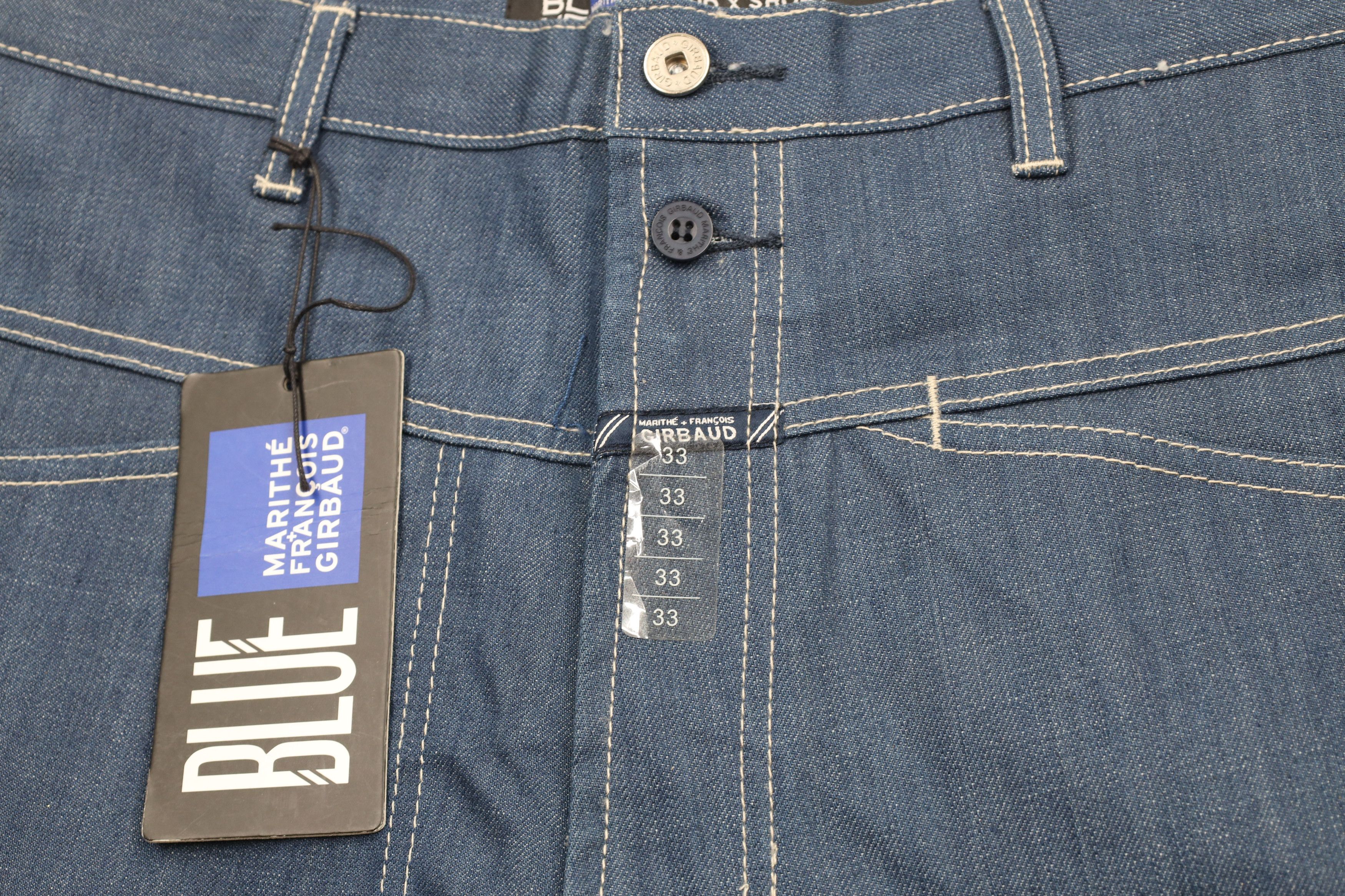 Marithe + Francois Girbaud × Vintage NOS Vintage 90s Marithe Francois Girbaud Denim Jean Shorts Size US 33 - 5 Thumbnail