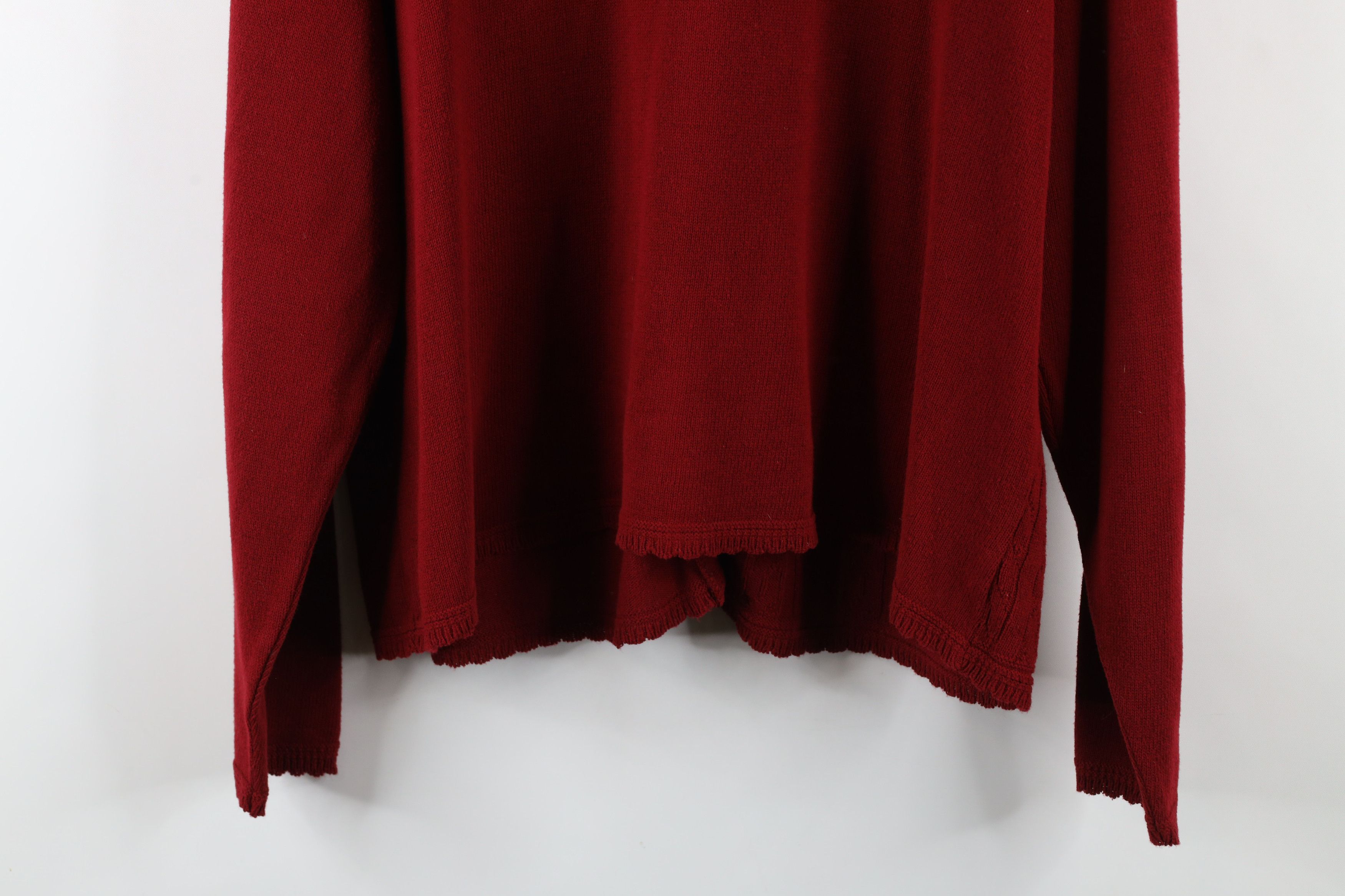Vintage Vintage 90s Streetwear Flower Cardigan Sweater Red USA Size XL / US 12-14 / IT 48-50 - 11 Thumbnail