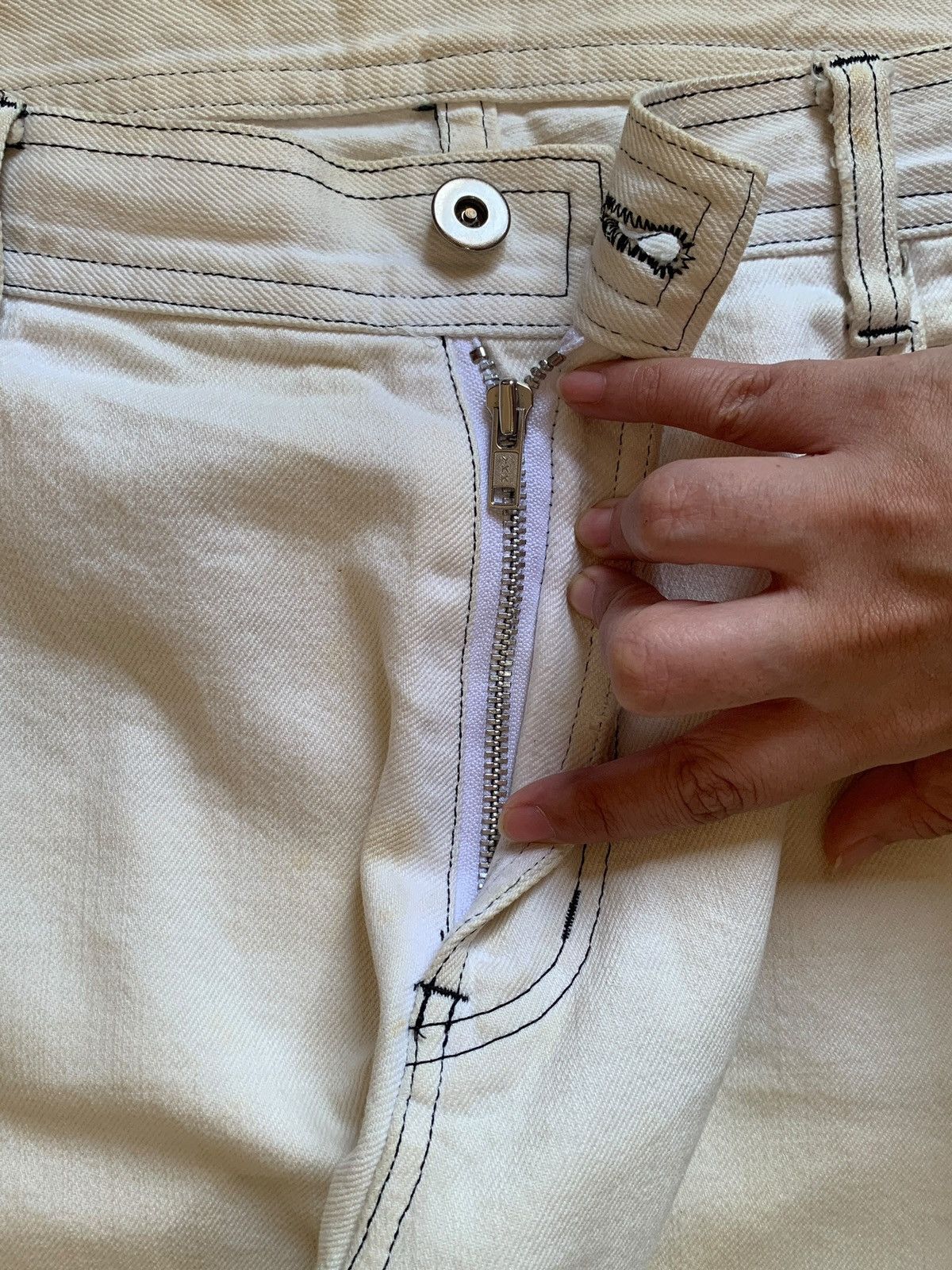 Japanese Brand Vintage Japanese Brand Distressed Multi Pocket Baggy Jeans Size US 34 / EU 50 - 3 Thumbnail