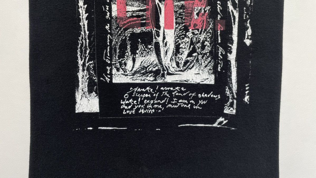 Ann Demeulemeester S/S 03 Patti Smith ‘LIFE’ Poem Print Vest Size S / US 4 / IT 40 - 8 Thumbnail