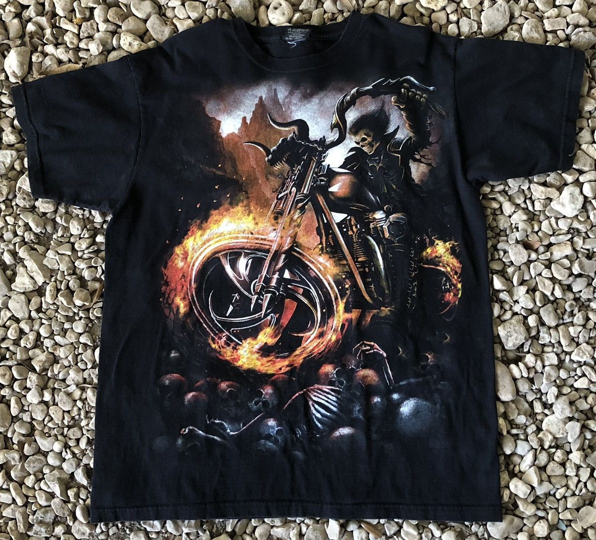Other Vintage 2000s Spiral Direct Skull Motorcycle Rider Size US L / EU 52-54 / 3 - 1 Thumbnail