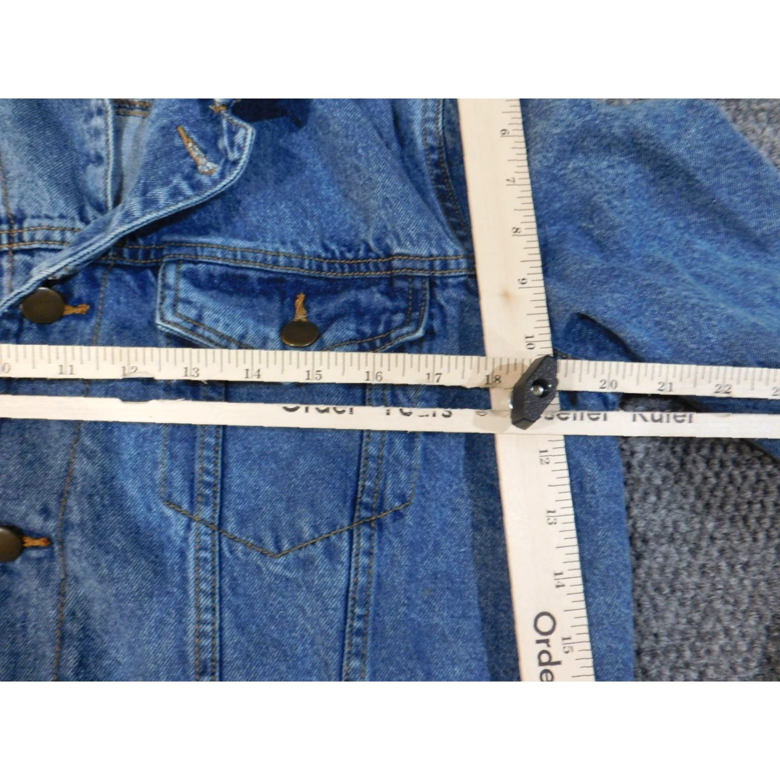 Nickelodeon Nickelodeon Denim Jacket Womens Medium Blue 90s Vintage Cotton Zip Pockets Regular Jacket Size M / US 6-8 / IT 42-44 - 6 Thumbnail