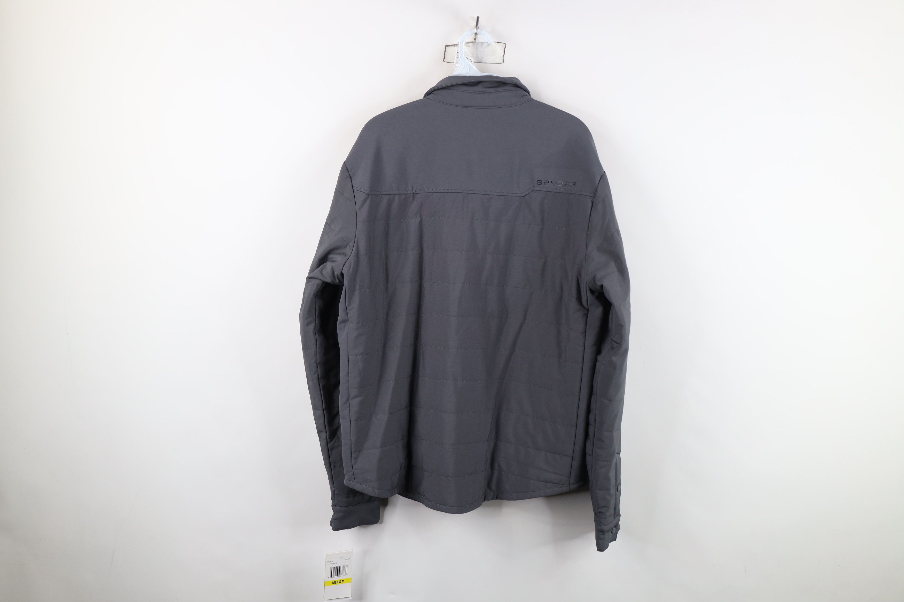 Spyder New w Defects Spyder Transit Full Button Shirt Jacket Gray Size US M / EU 48-50 / 2 - 16 Thumbnail