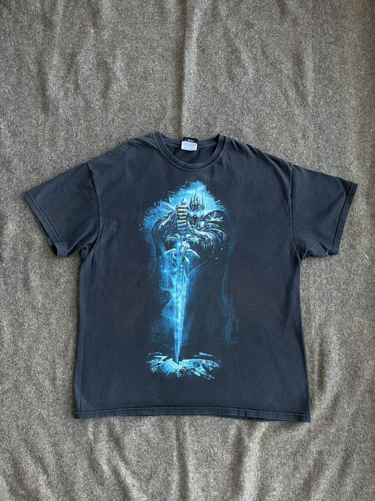 Vintage Warcraft King Lich T-Shirt Size US XL / EU 56 / 4 - 1 Thumbnail