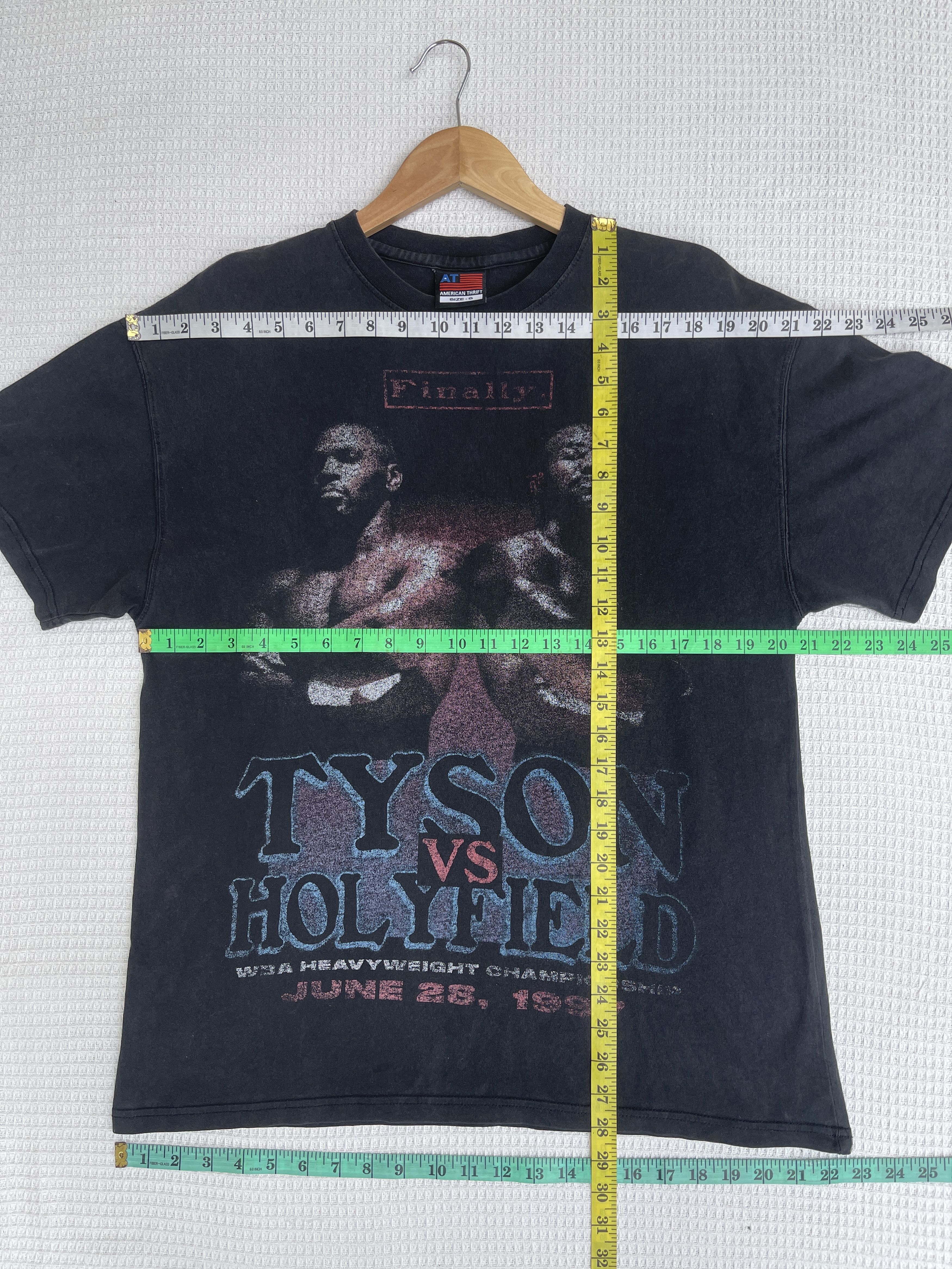 Rap Tees LastDrop🔥Vtg Tyson x Holyfield Finally Champion Rap Tees Tee Size US M / EU 48-50 / 2 - 8 Thumbnail
