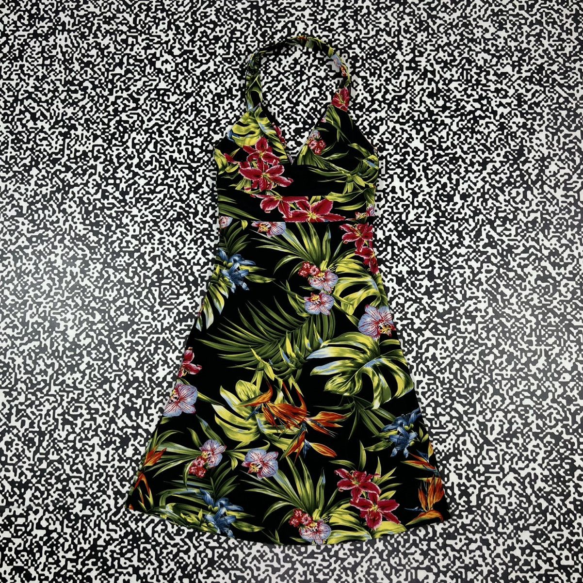 Dolce & Gabbana Vintage 00s Dolce Gabbana Summer Floral Y2K Style Midi Dress Size S / US 4 / IT 40 - 12 Thumbnail