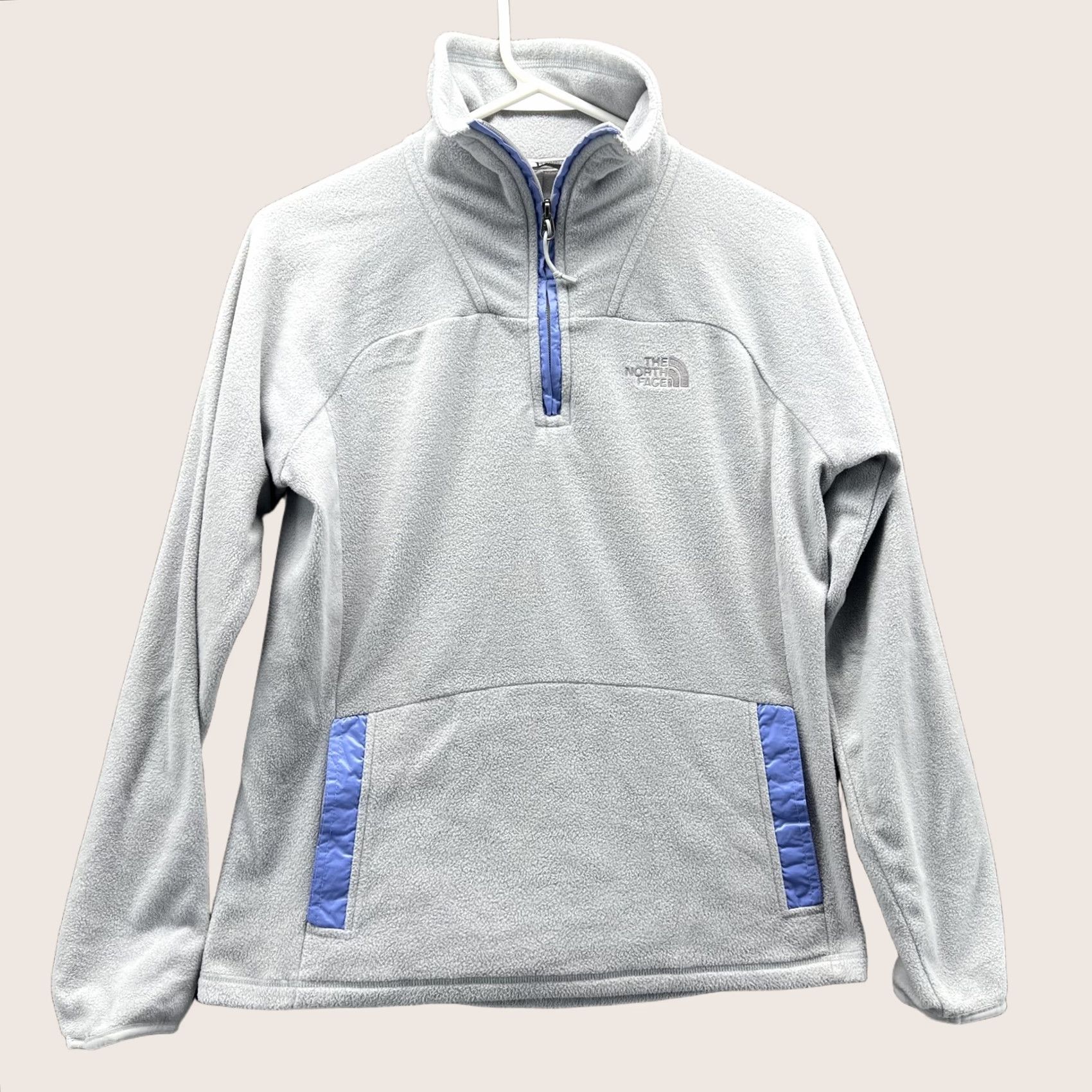 The North Face The North Face Fleece Jacket Womens Small Gray 1/4 Zip Pullover Outdoor Denali Size S / US 4 / IT 40 - 1 Thumbnail