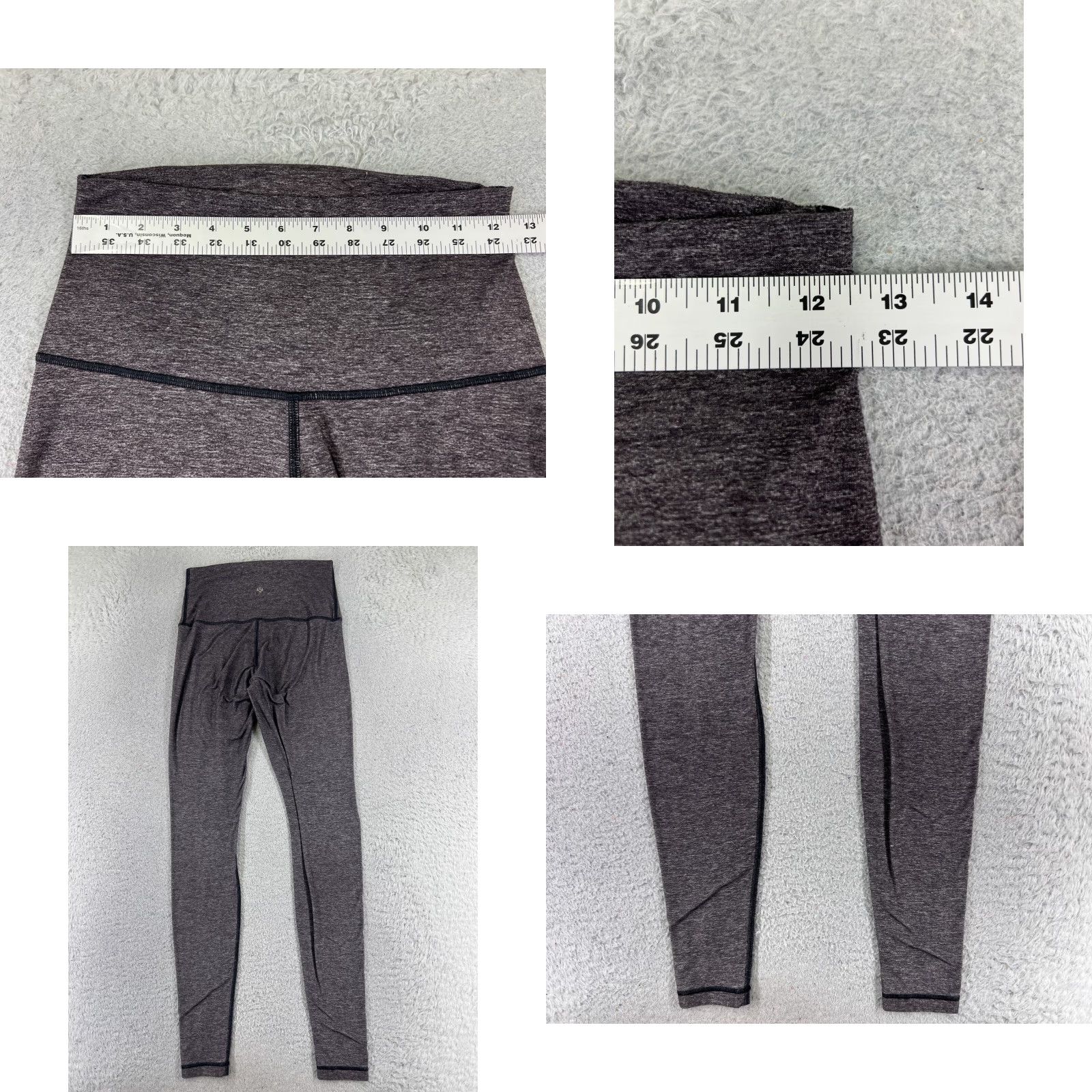 Lululemon Lululemon Wunder Under Pants Womens 8 Gray High Rise 32in Inseam Yoga Activewear Pockets ZIP Pocket Read Size 30" / US 8 / IT 44 - 8 Thumbnail