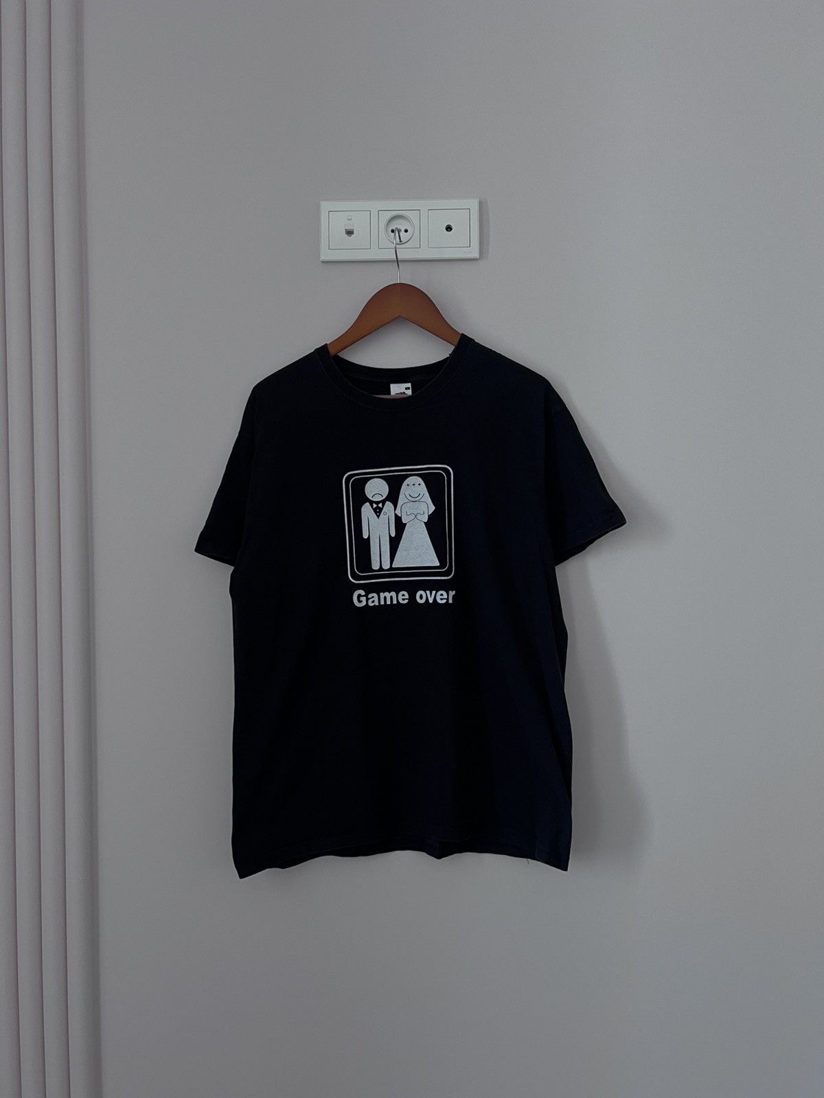 Vintage VERY RARE Chick humor tee Game over wife L Size US L / EU 52-54 / 3 - 1 Thumbnail