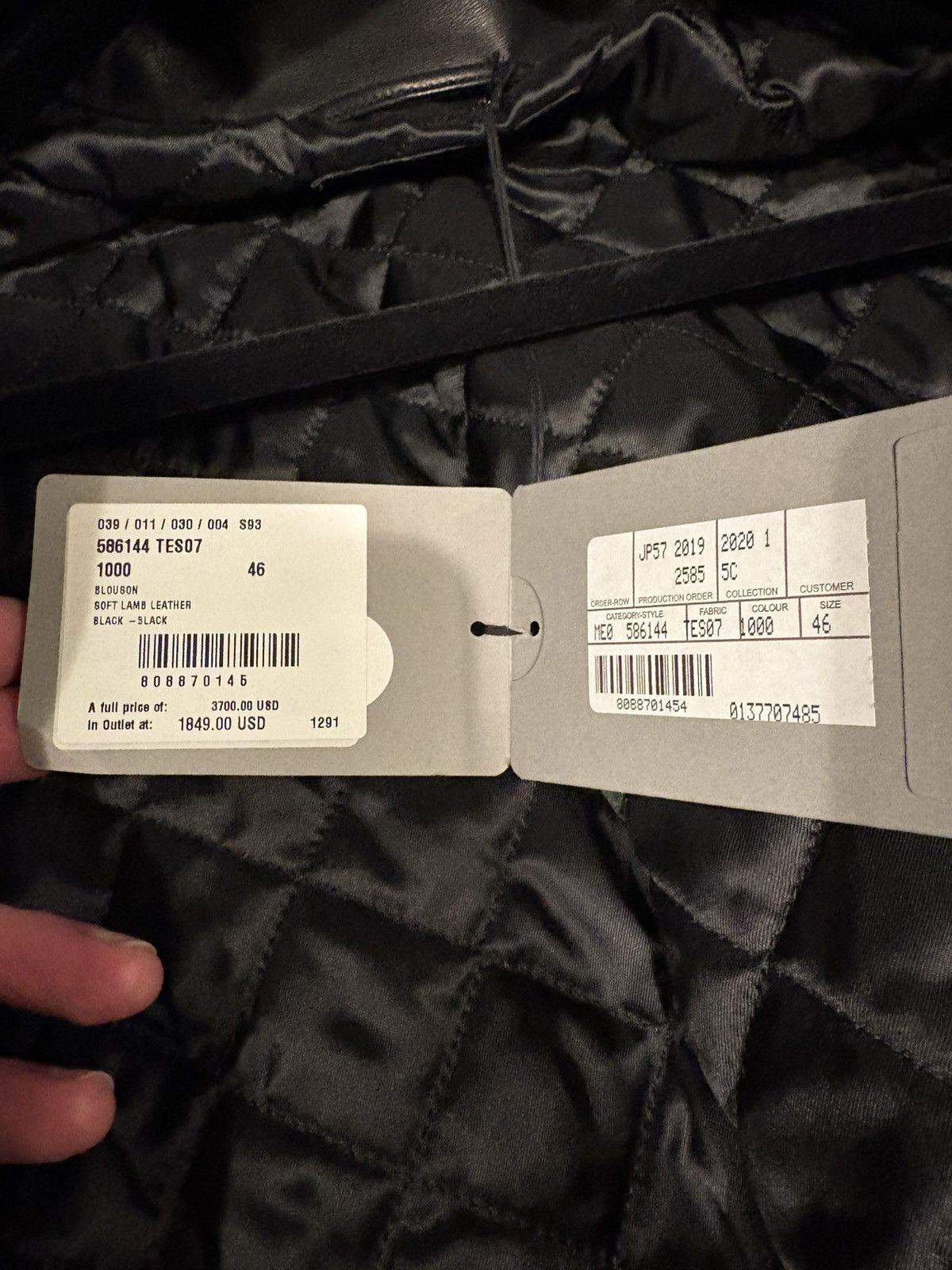 Balenciaga Balenciaga Lamb Leather Track Top Jacket Size US S / EU 44-46 / 1 - 20 Thumbnail