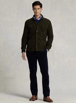 Polo Ralph Lauren 🇺🇸 NEW❗️Ralph Lauren Polo Suede Utility Leather Safari Jacket Size US L / EU 52-54 / 3 - 2 Thumbnail