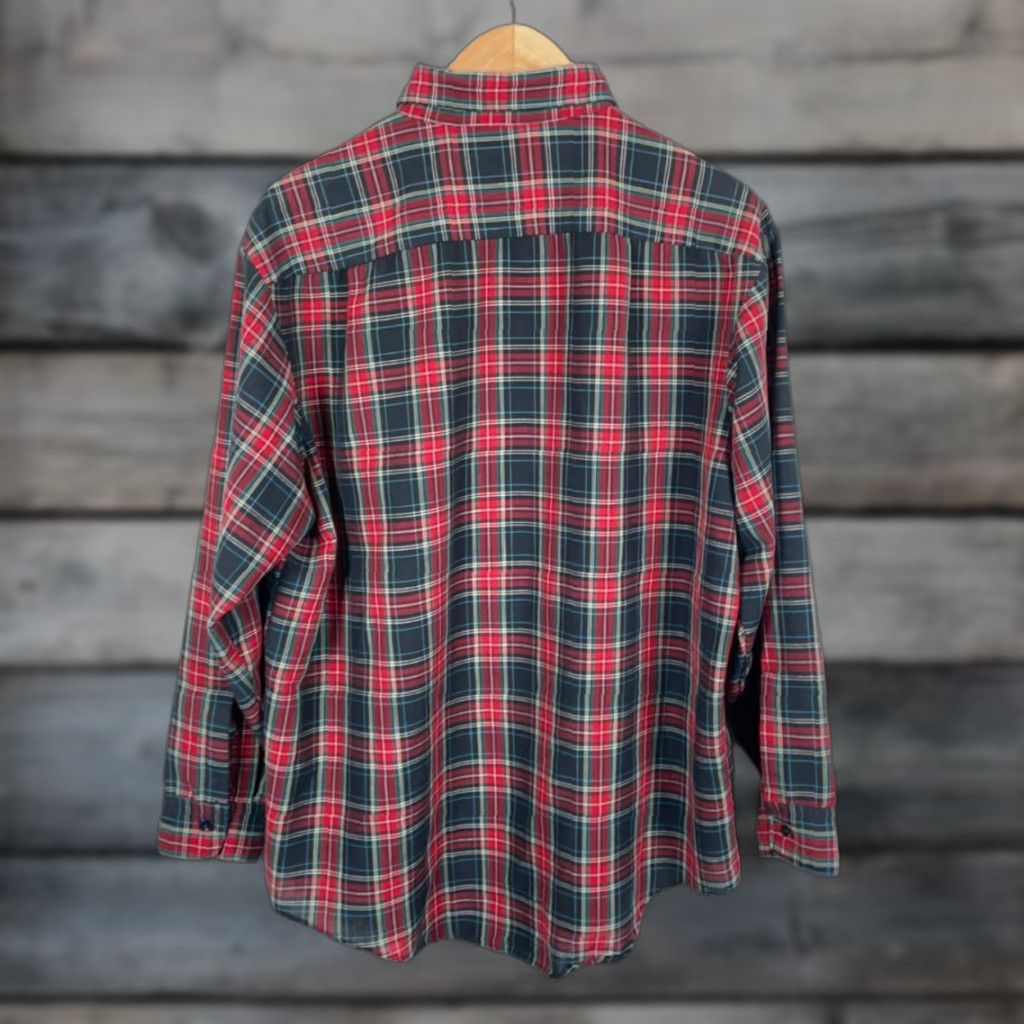 Vintage VINTAGE Big Mac Plaid Shirt Mens XL Red Green Tartan Flannel Cotton Polyester Button-Up 70s 80s Grunge Size US XL / EU 56 / 4 - 1 Thumbnail