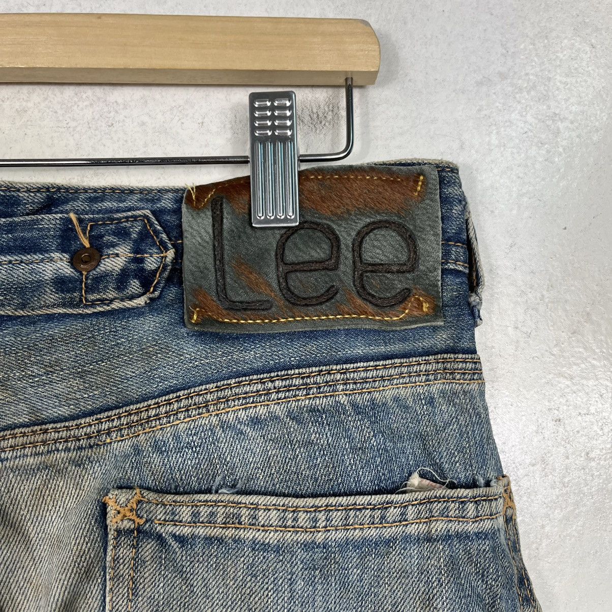 Lee Vintage Lee Union Made Sanforized Shrunk Custom Short Denim Size US 32 / EU 48 - 11 Thumbnail